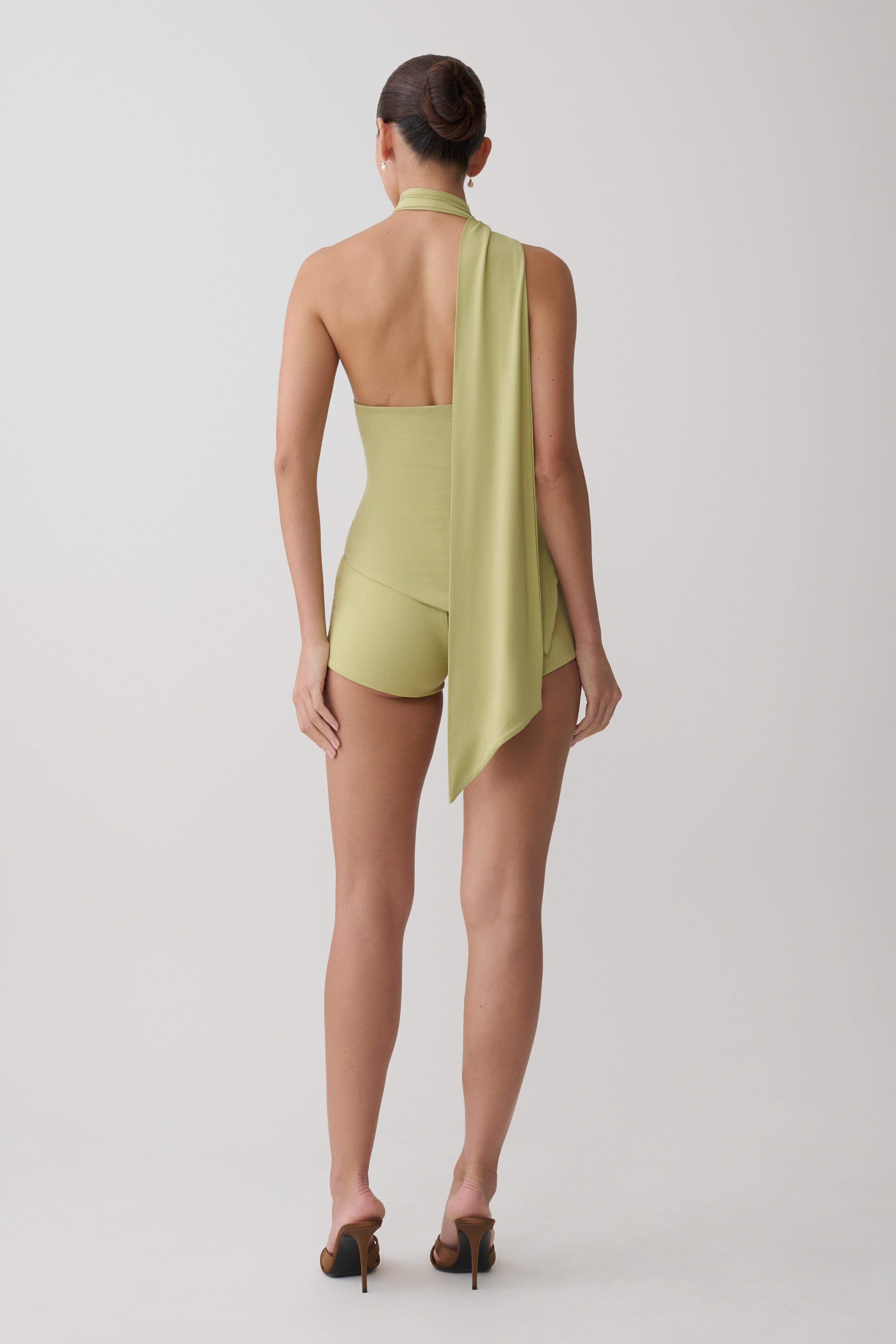 Jemma Micro Shorts - Apple Sage - Image 5