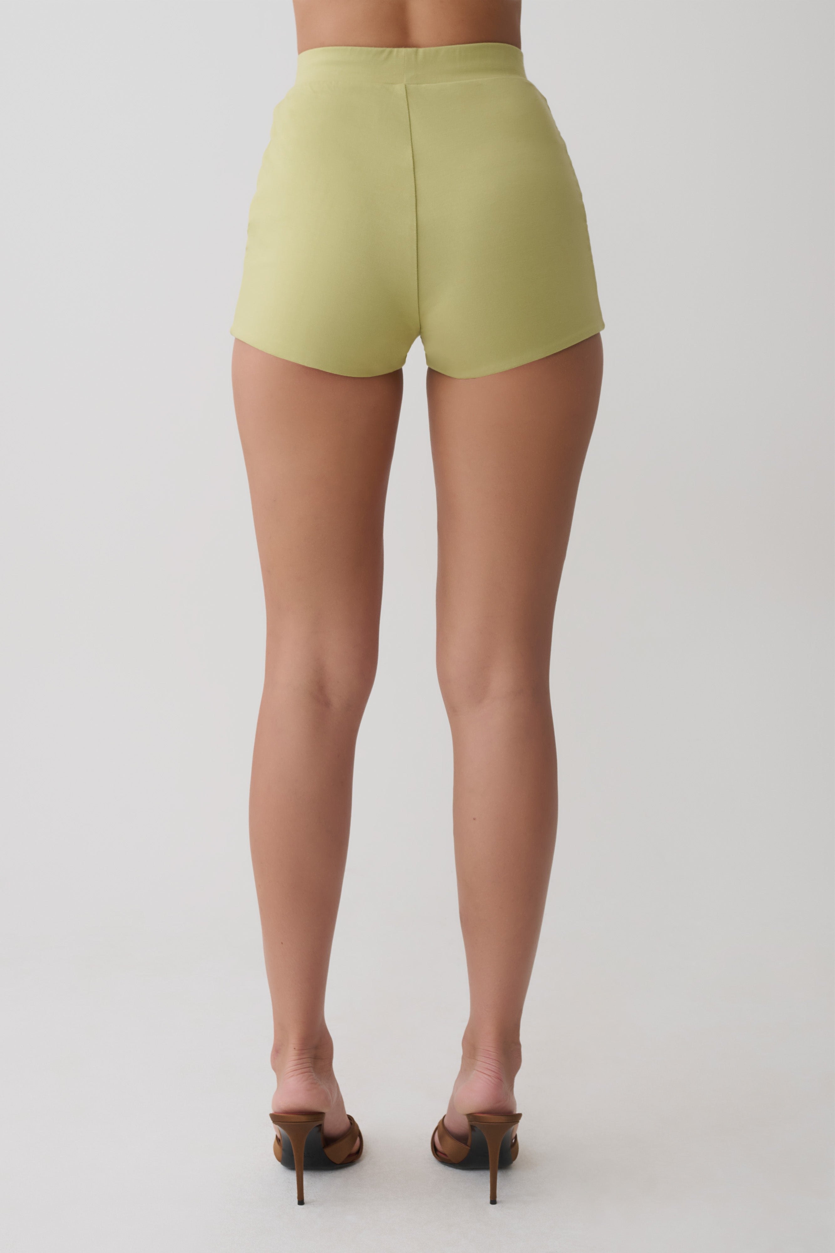 Jemma Micro Shorts - Apple Sage - Image 2