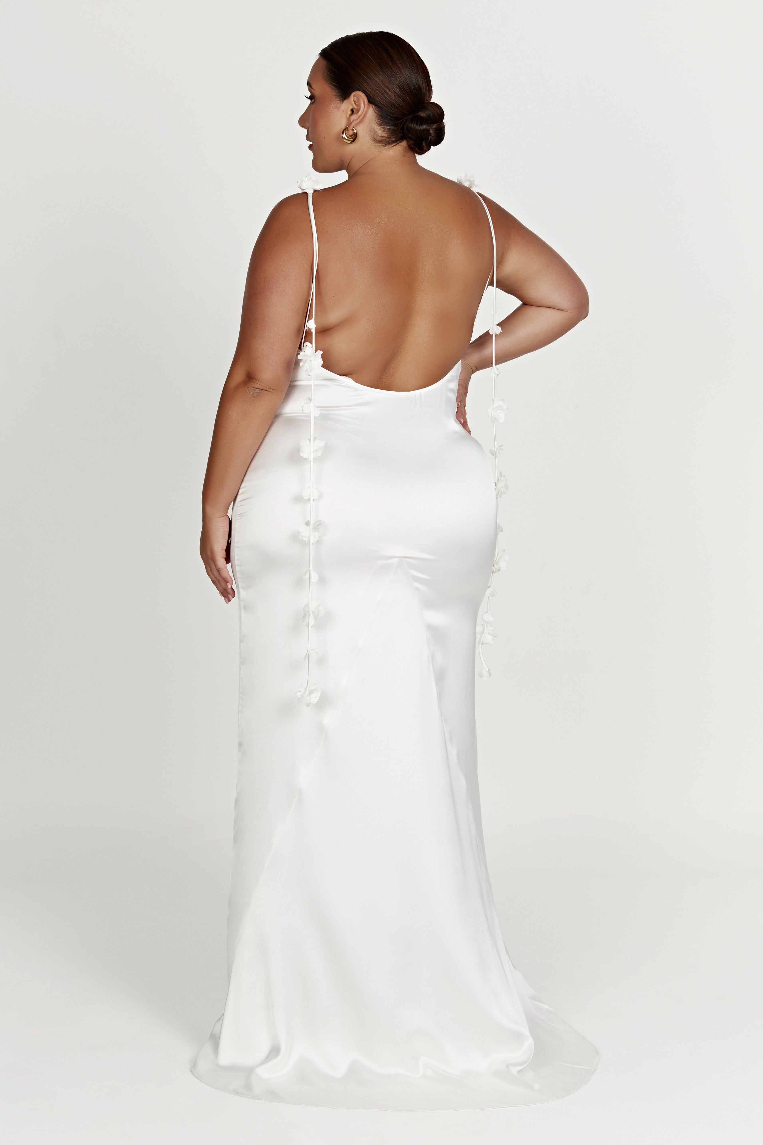 Elenora Rose Gown - White - Image 9