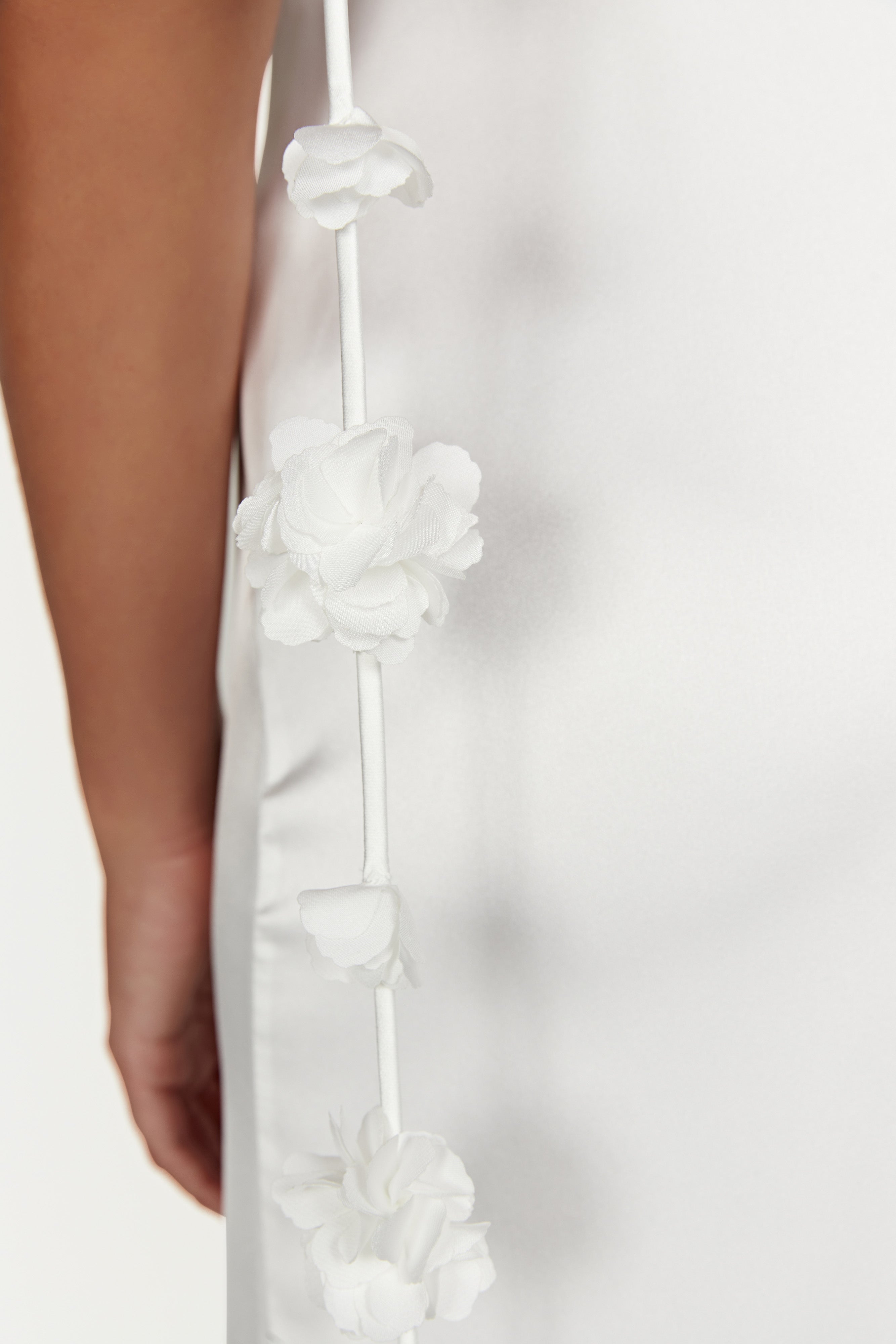 Elenora Rose Gown - White - Image 8