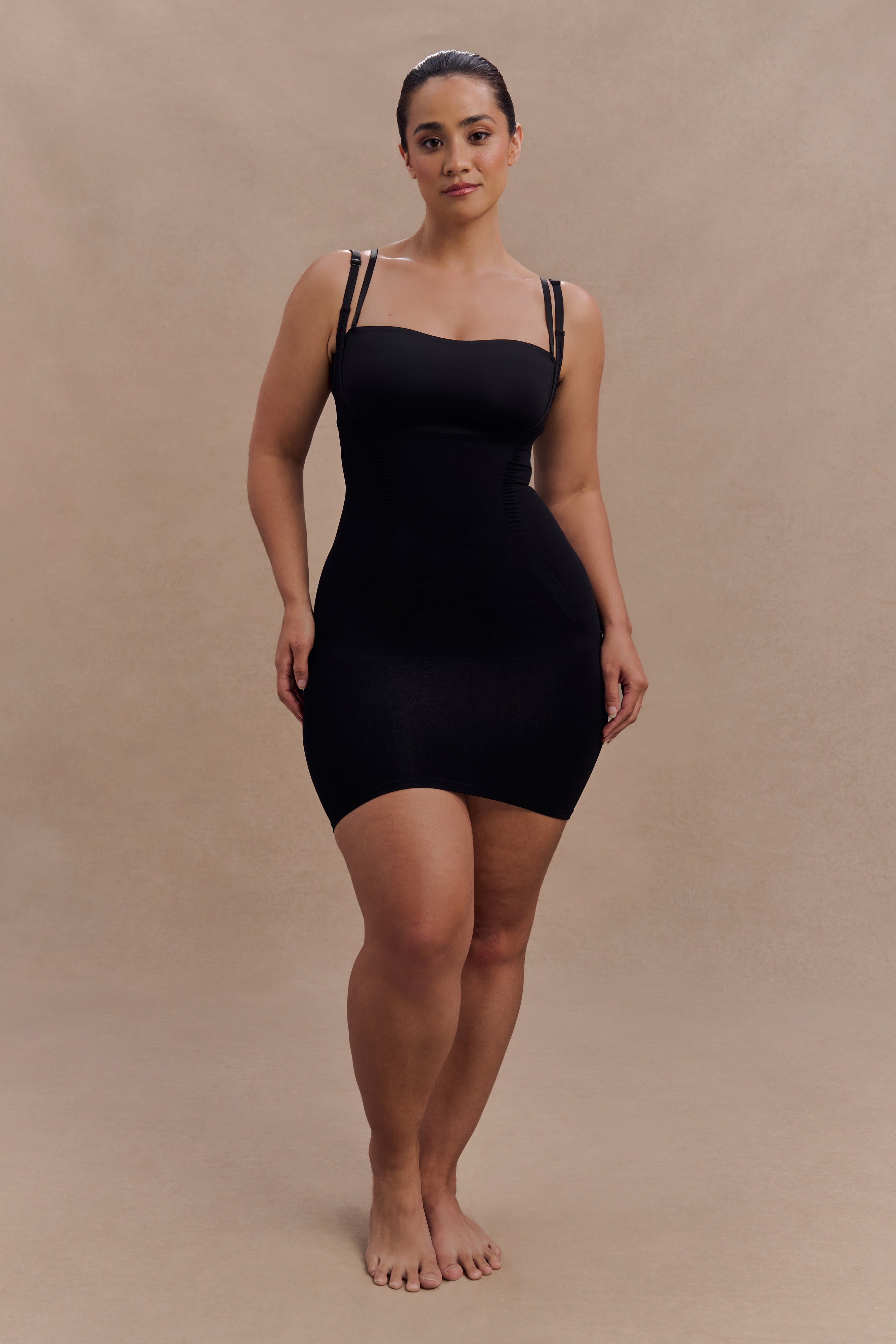 Jocelyn Backless Shapewear Mini Dress - Black - Image 9