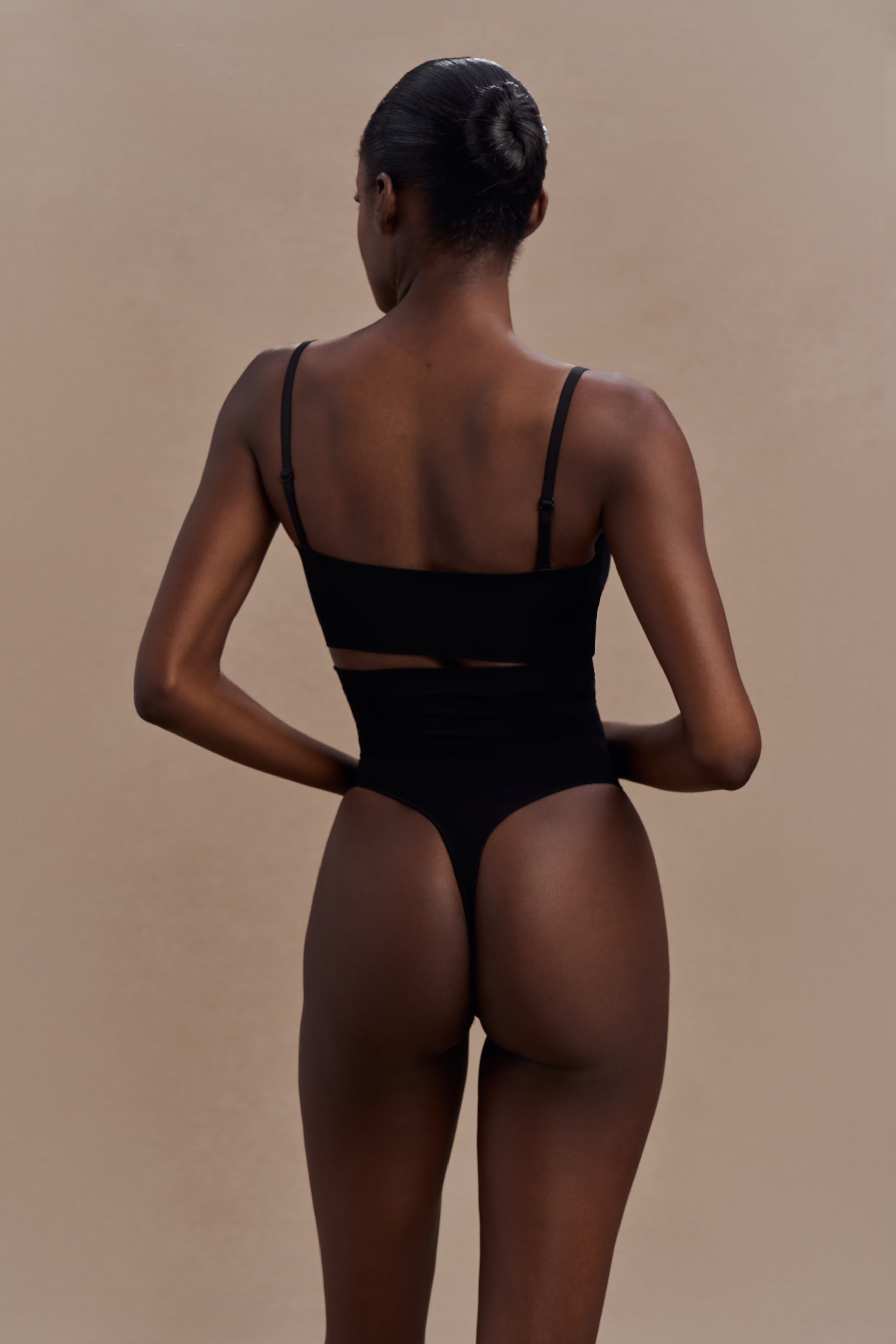 Saria High Waist Shapewear Briefs - Black - Image 7