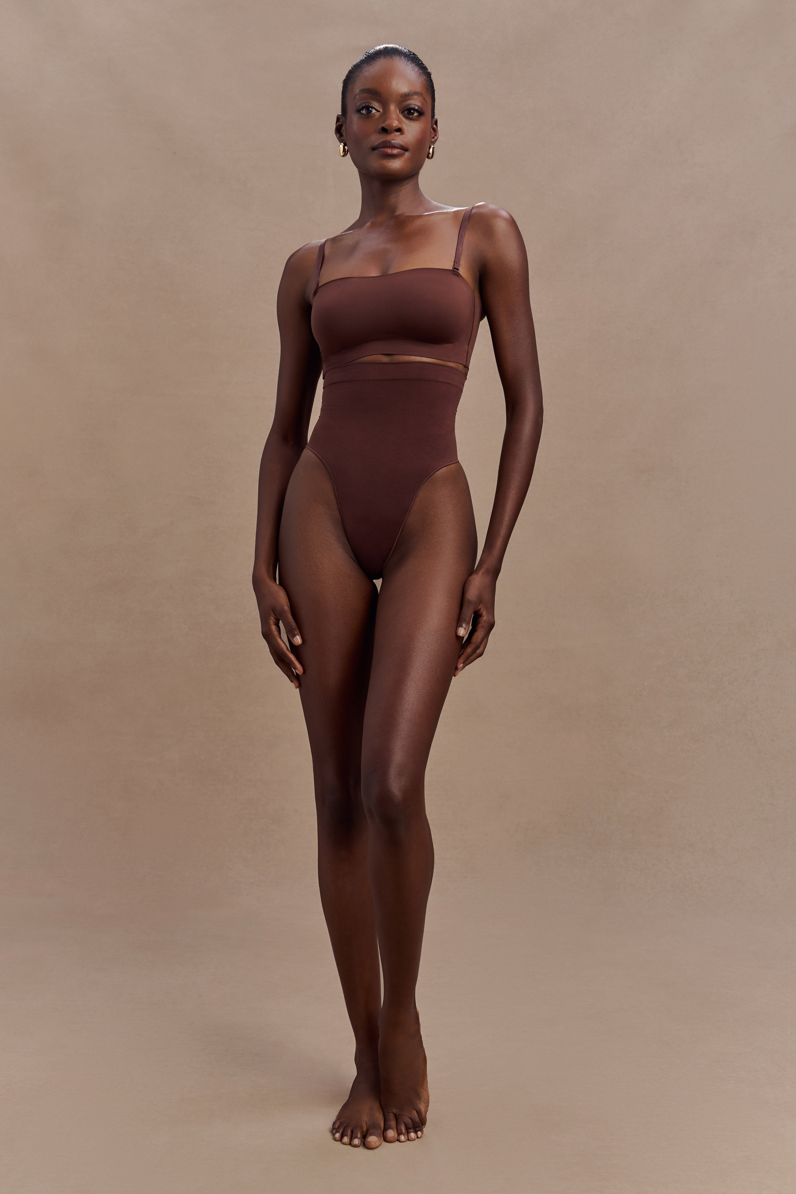 Joanna Strapless Shapewear Bra - Espresso - Image 5