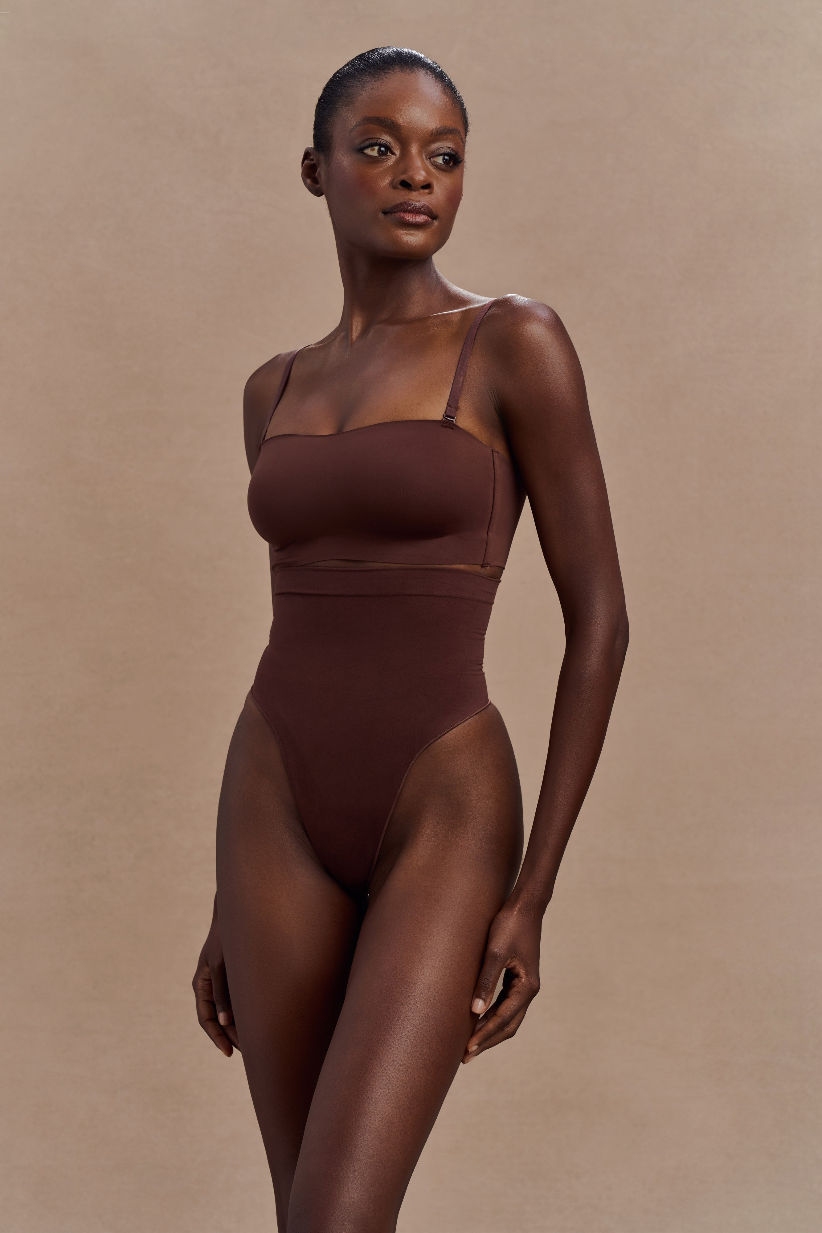 Joanna Strapless Shapewear Bra - Espresso - Image 4