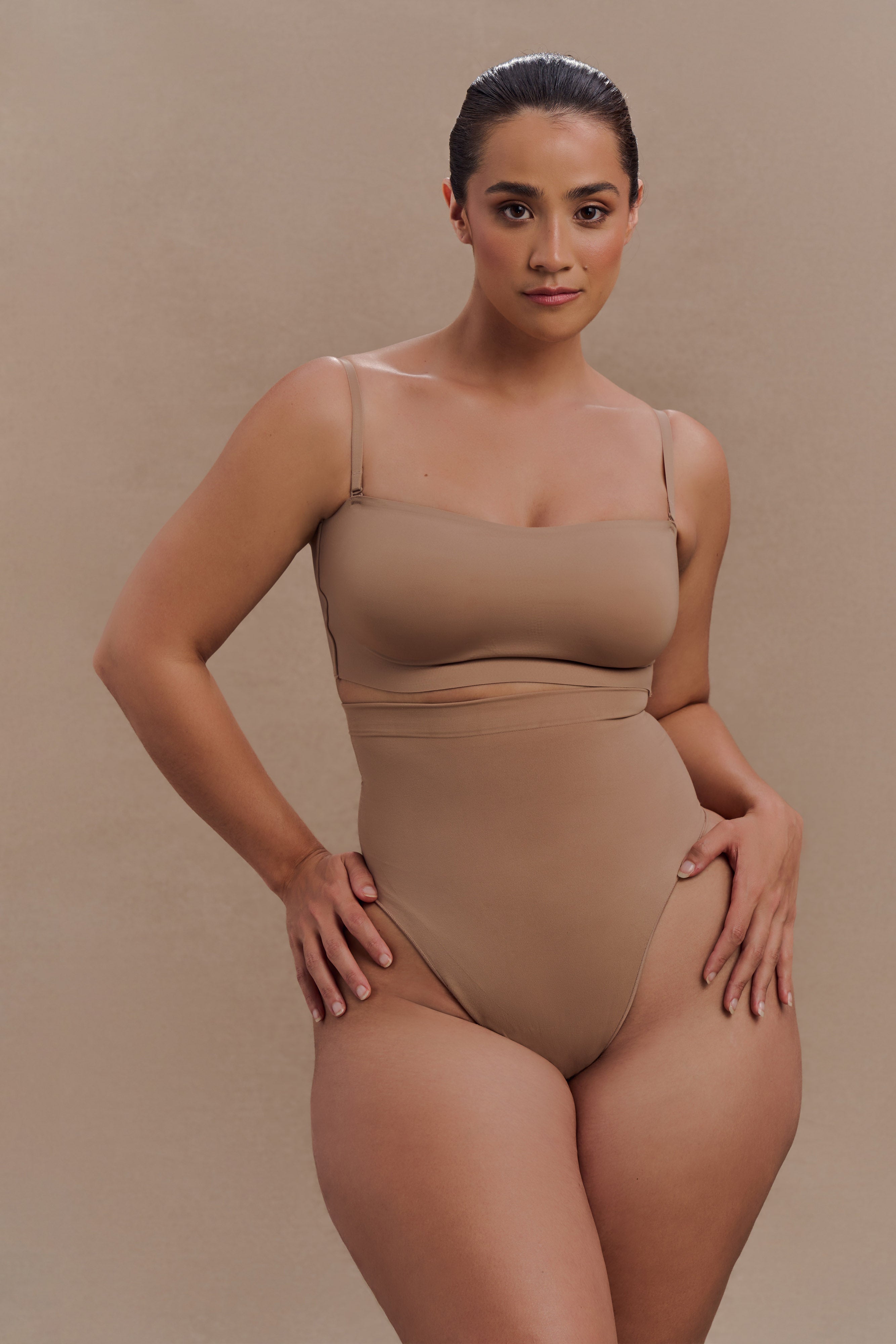 Joanna Strapless Shapewear Bra - Latte - Image 3