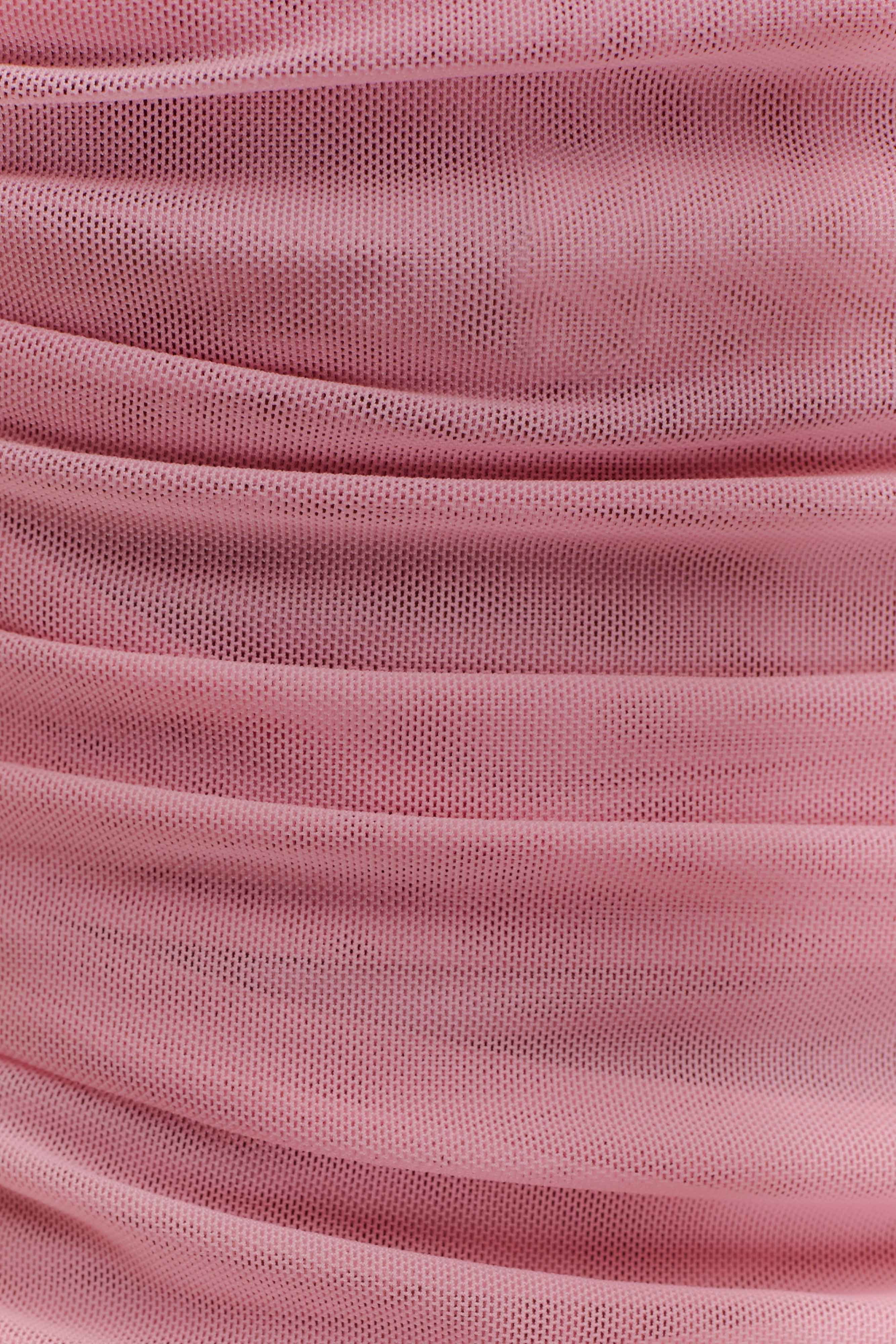 Brooklyn Mesh Crop Top - Candy Pink - Image 7