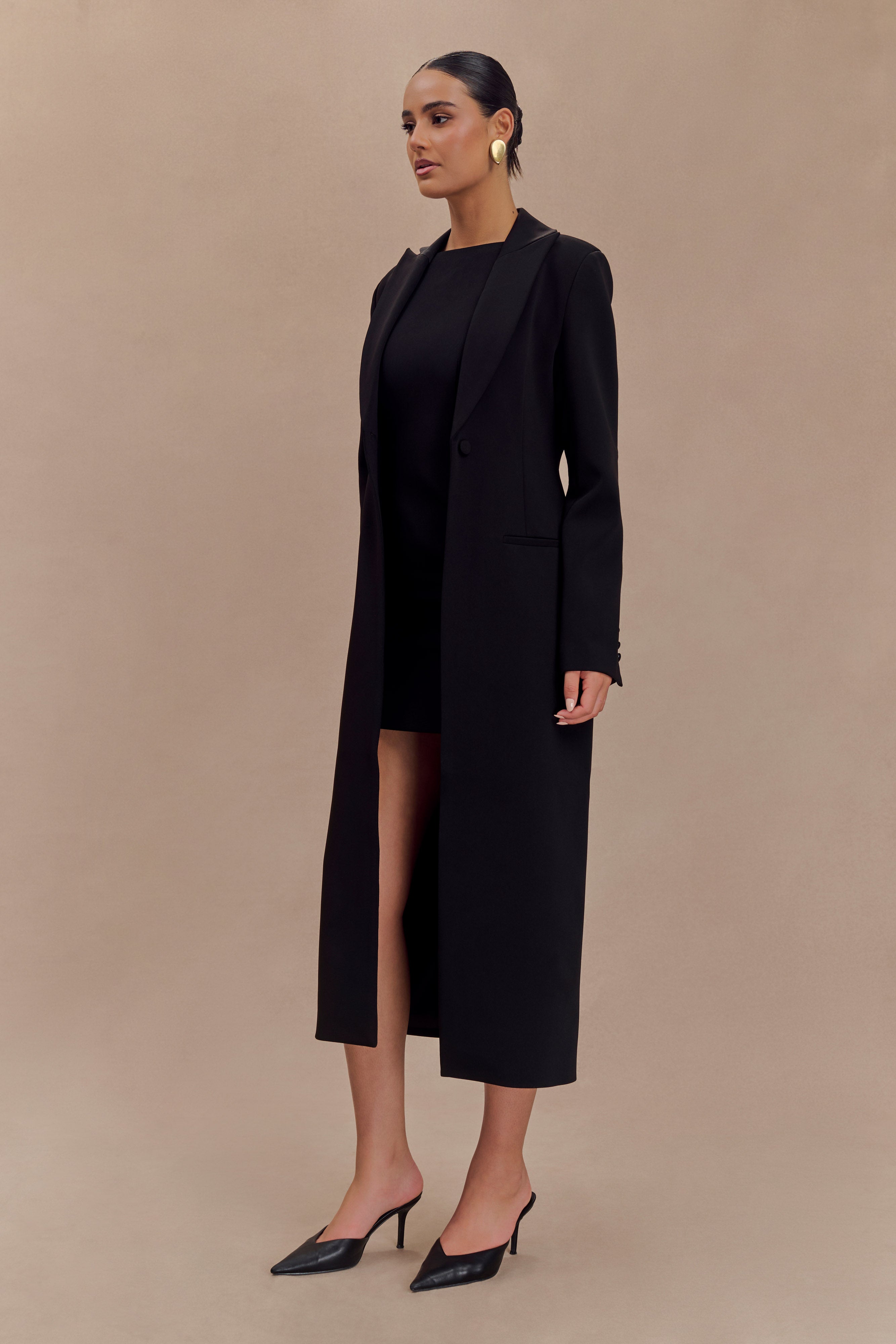 Caviar Suiting Coat - Black - Image 4