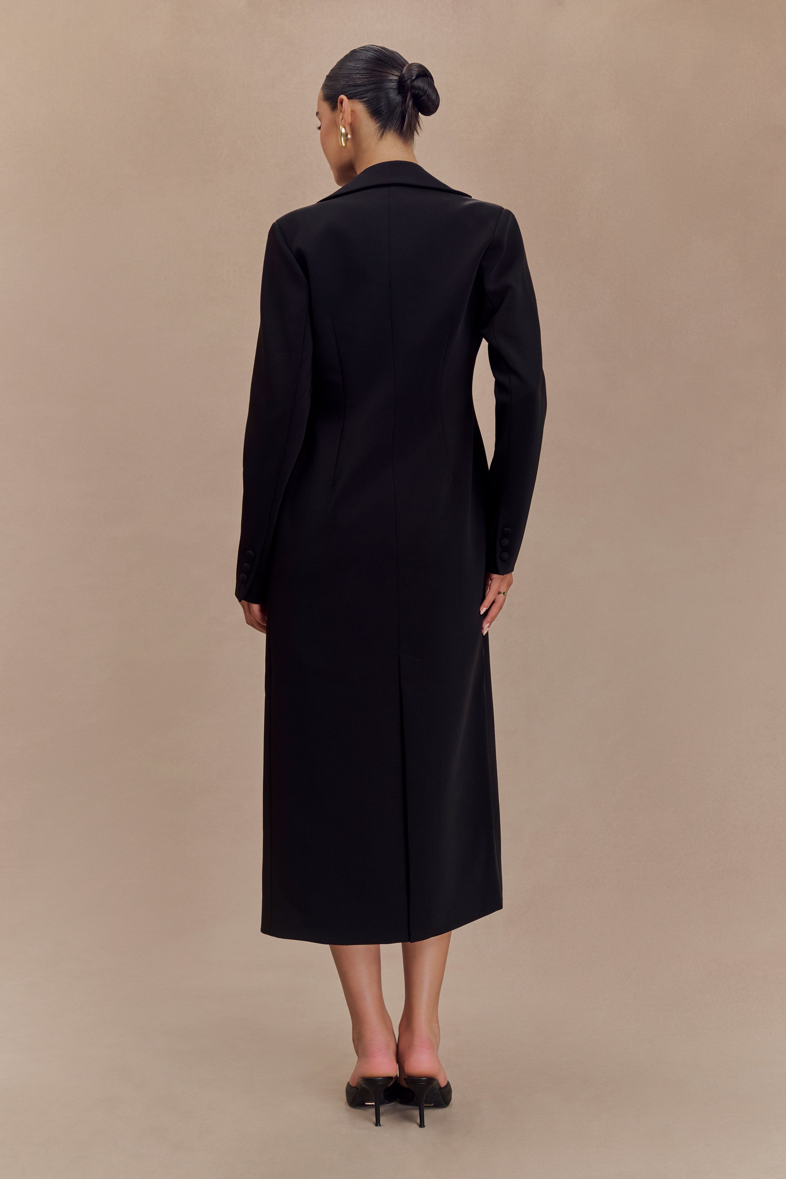 Alternative view of Caviar Suiting Coat - Black