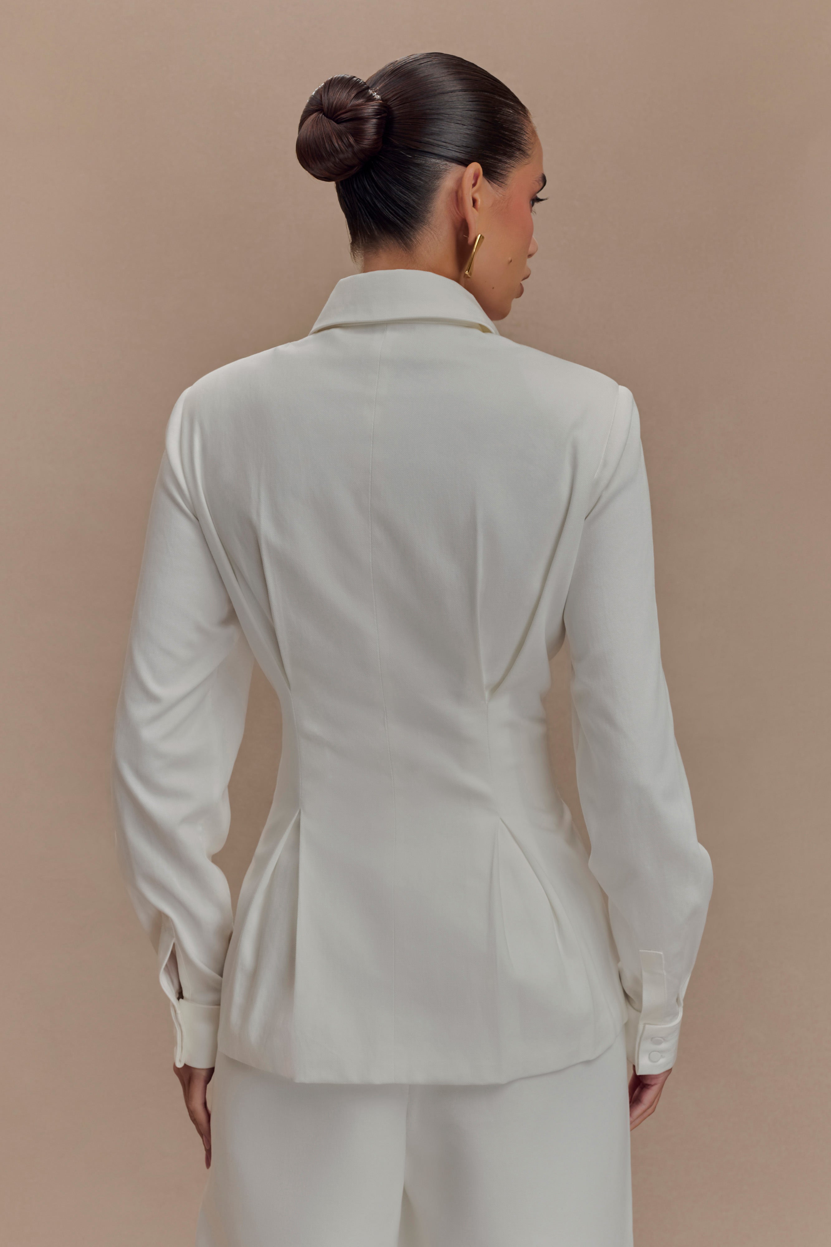 Rhia Oversized Shirt - White - Image 4