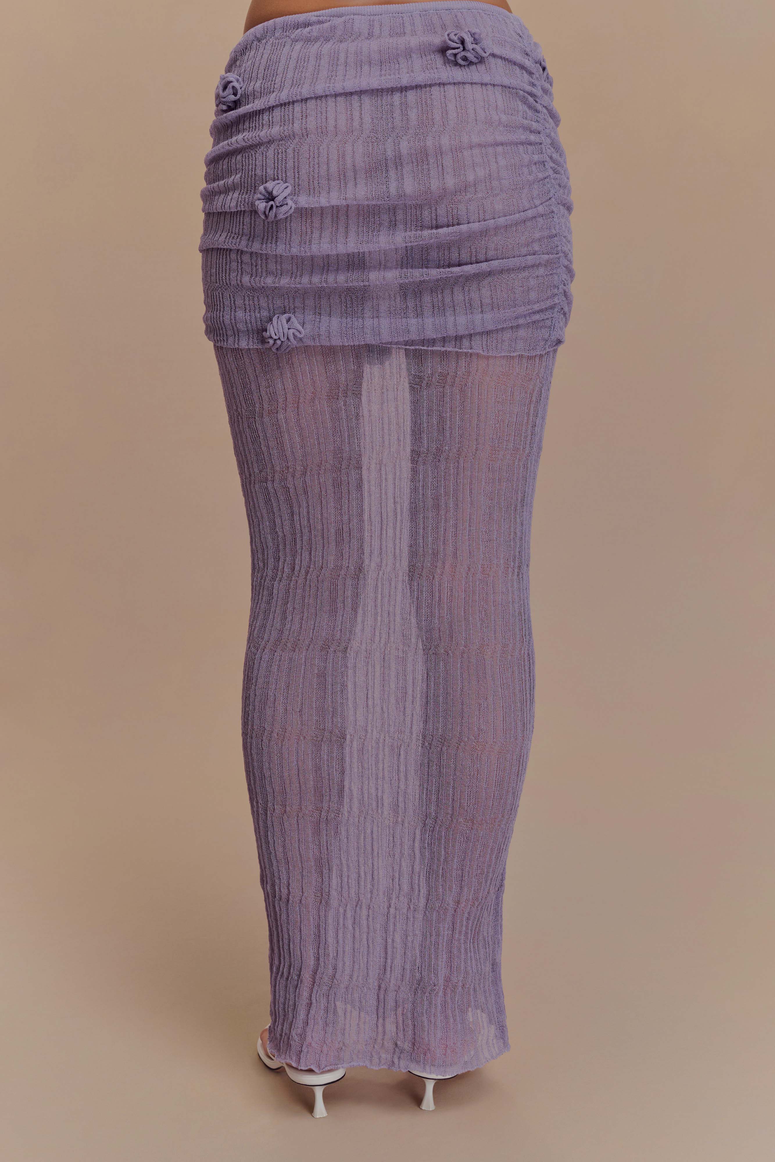 Alternative view of Orianna Orchid Knit Maxi Skirt - Orchid