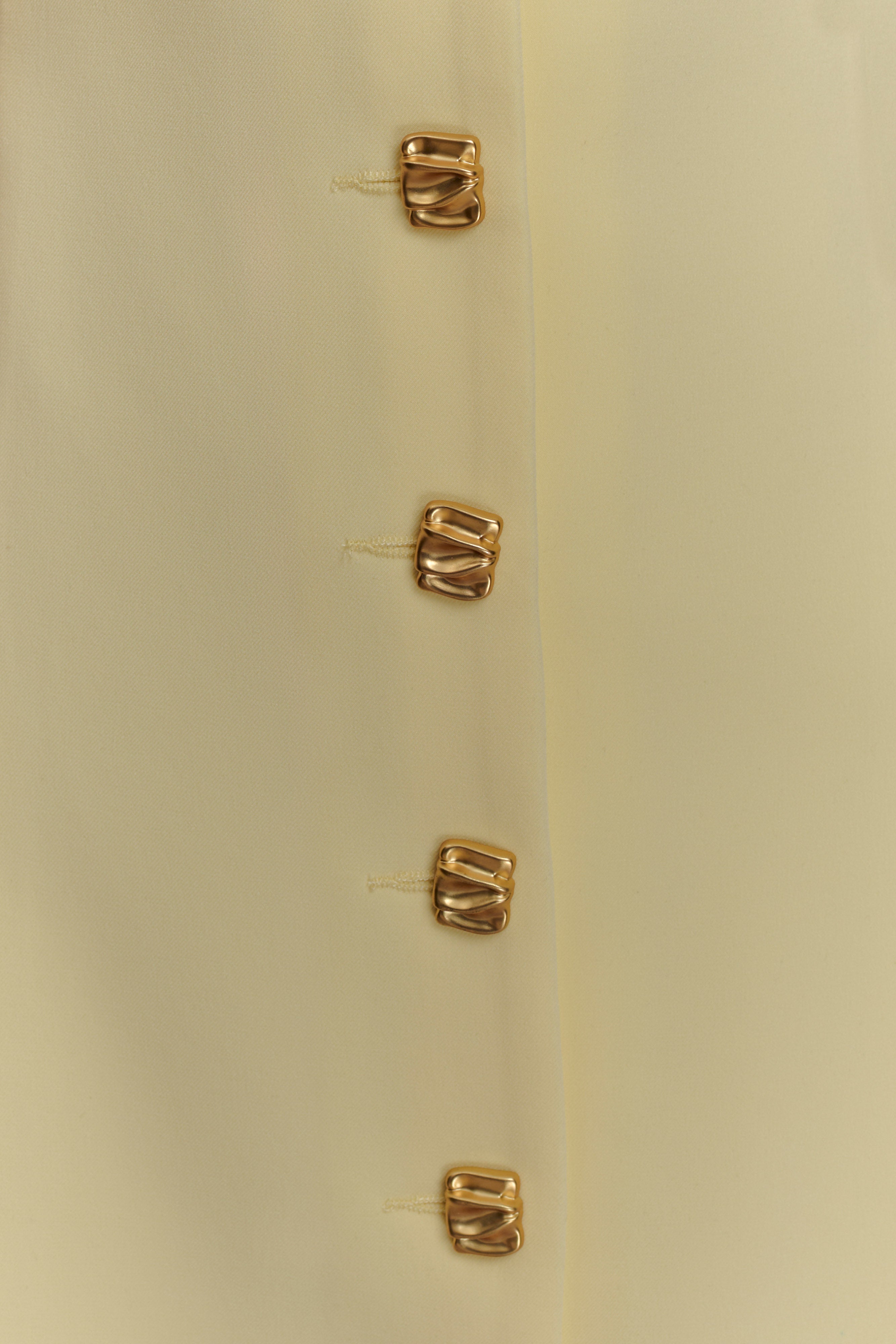 Oli Sleeveless Mini Dress - Lemon - Image 7