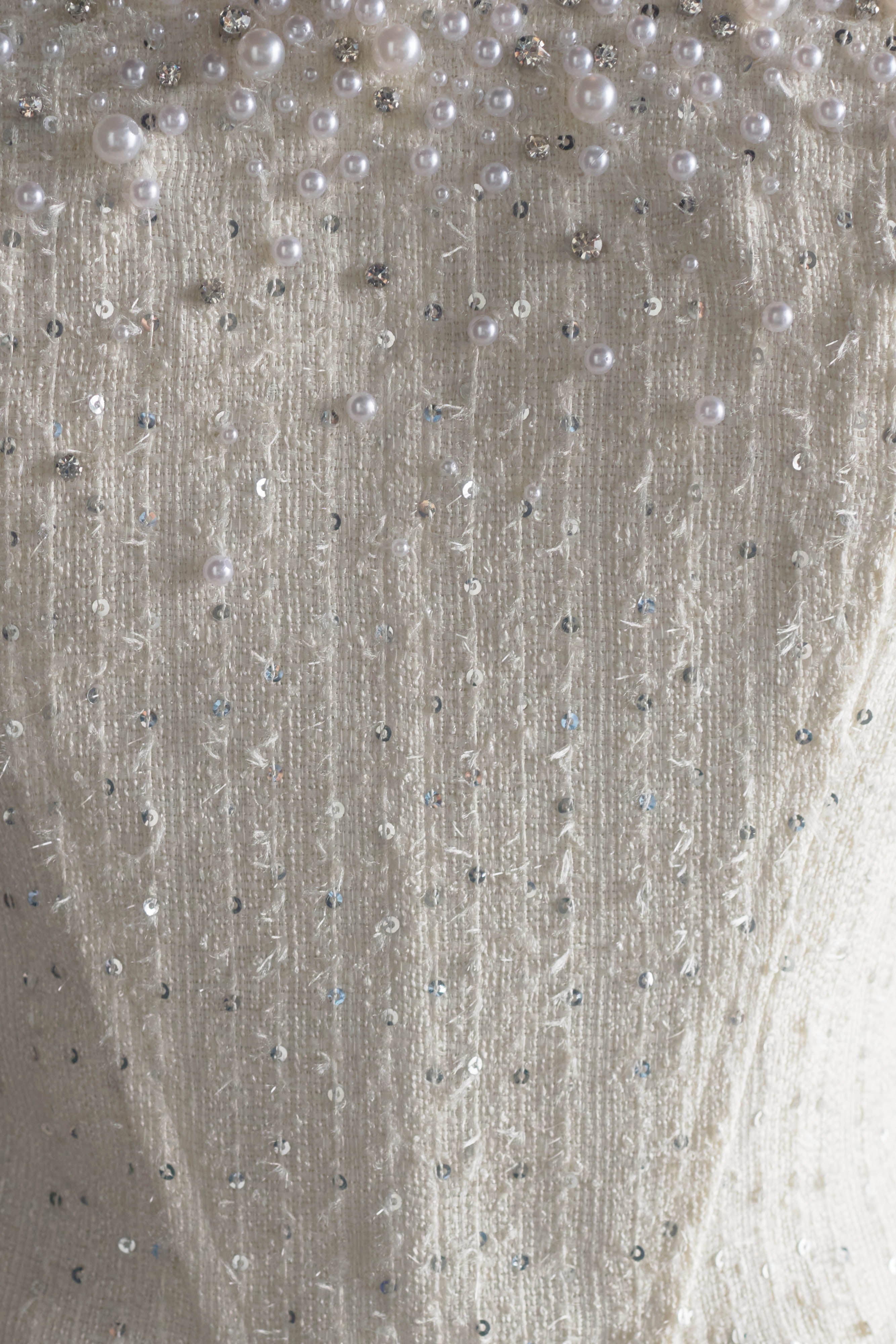 Lorrie Tweed Corset Mini Dress - White - Image 8