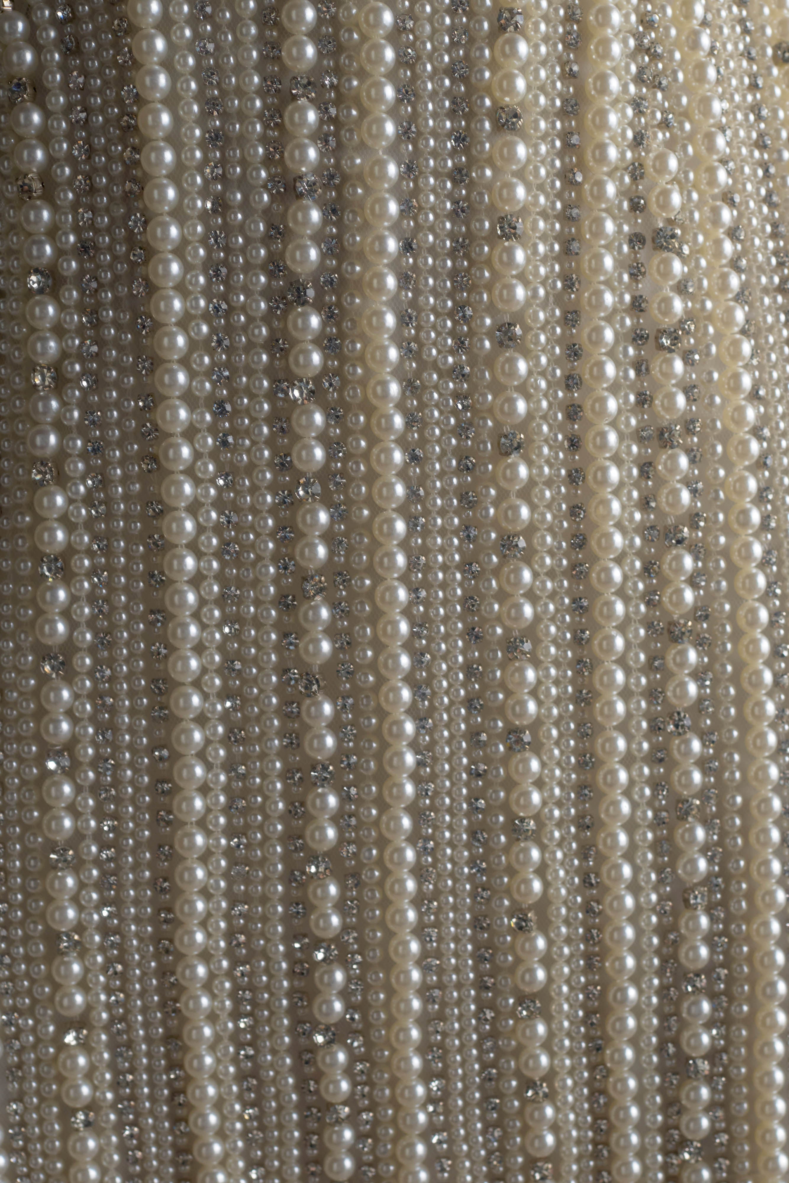 Naveena Embellished Mini Dress - Silver - Image 6