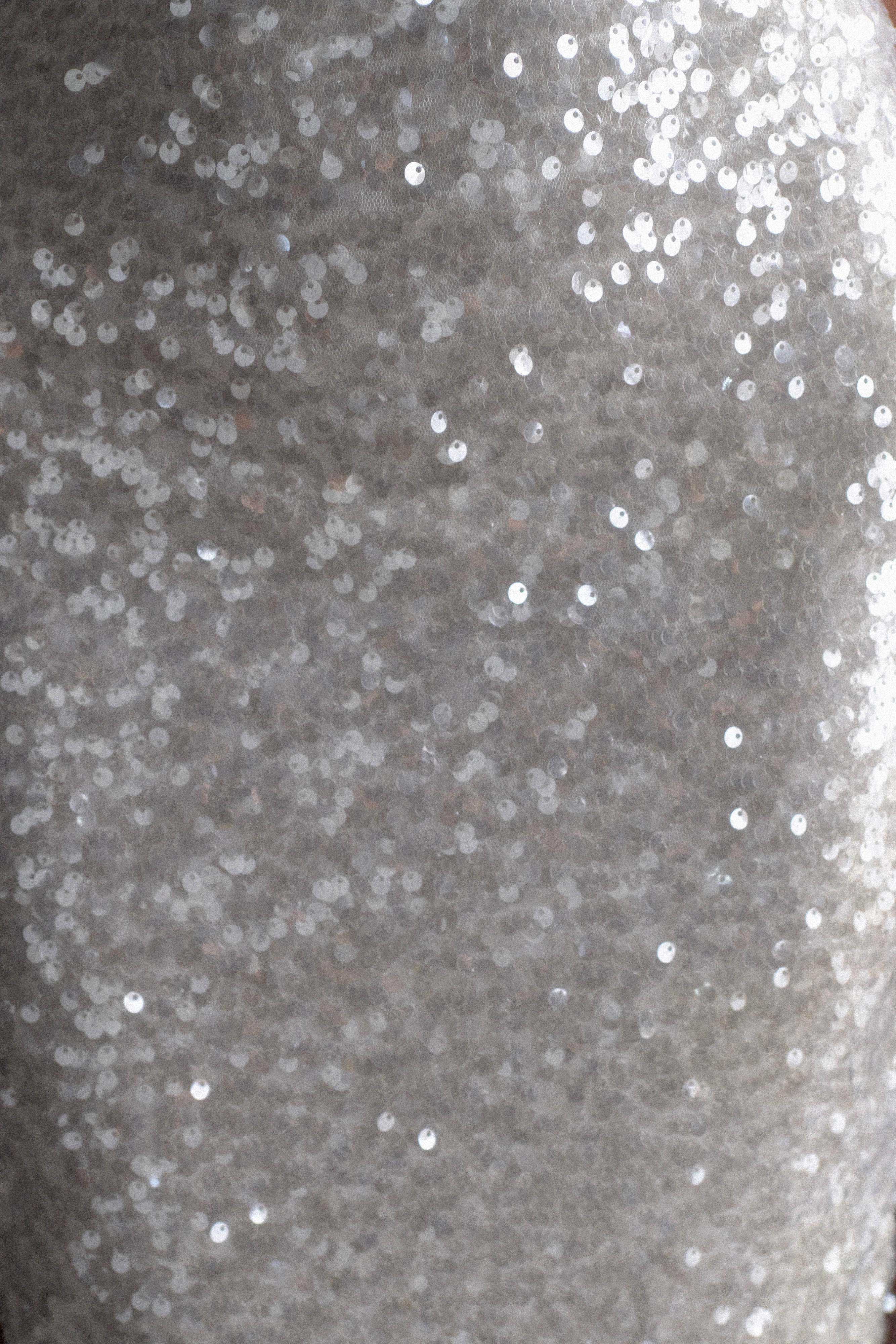 Makari Sequin Maxi Dress - White - Image 7