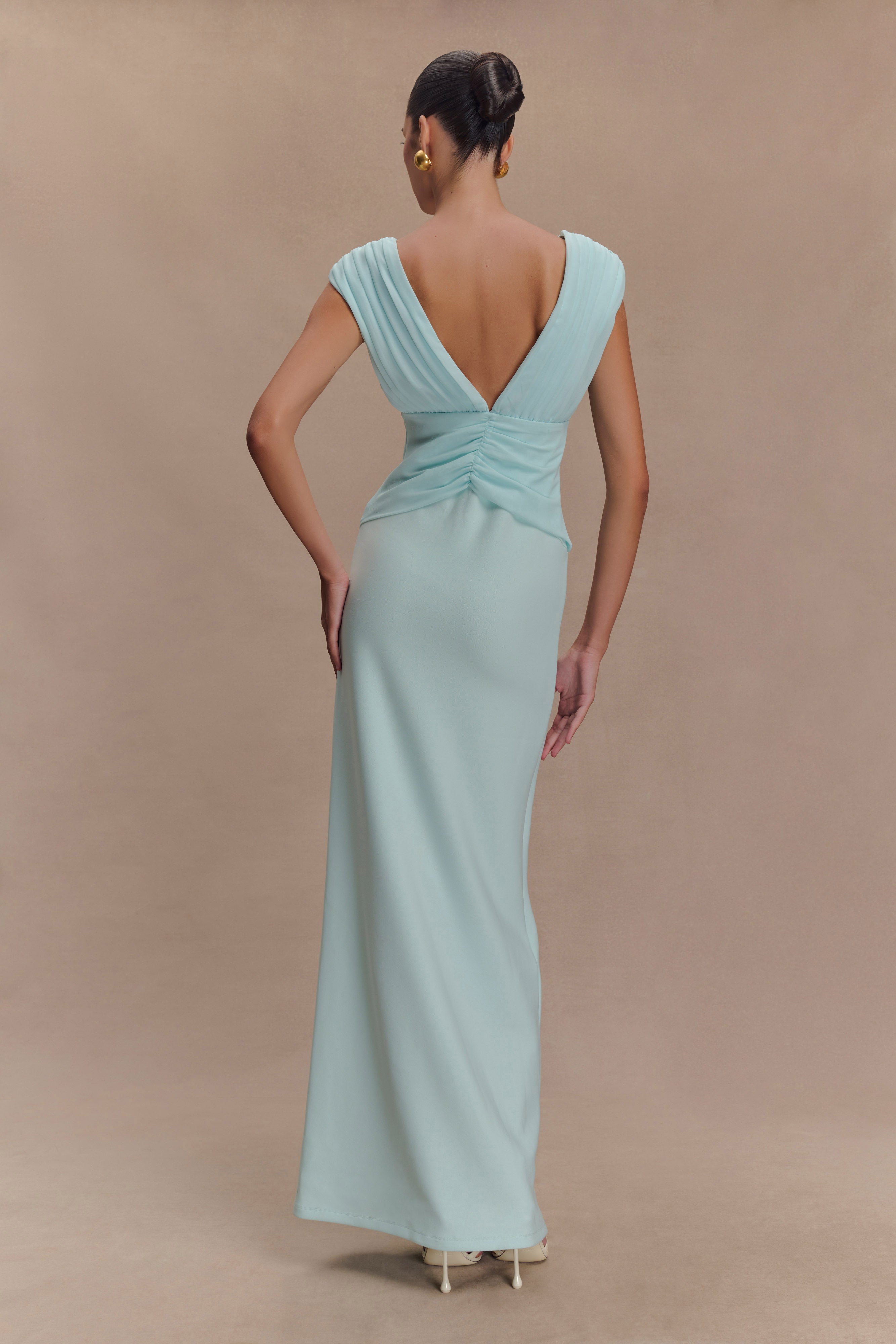 Alternative view of Monique Maxi Dress - Ice Blue