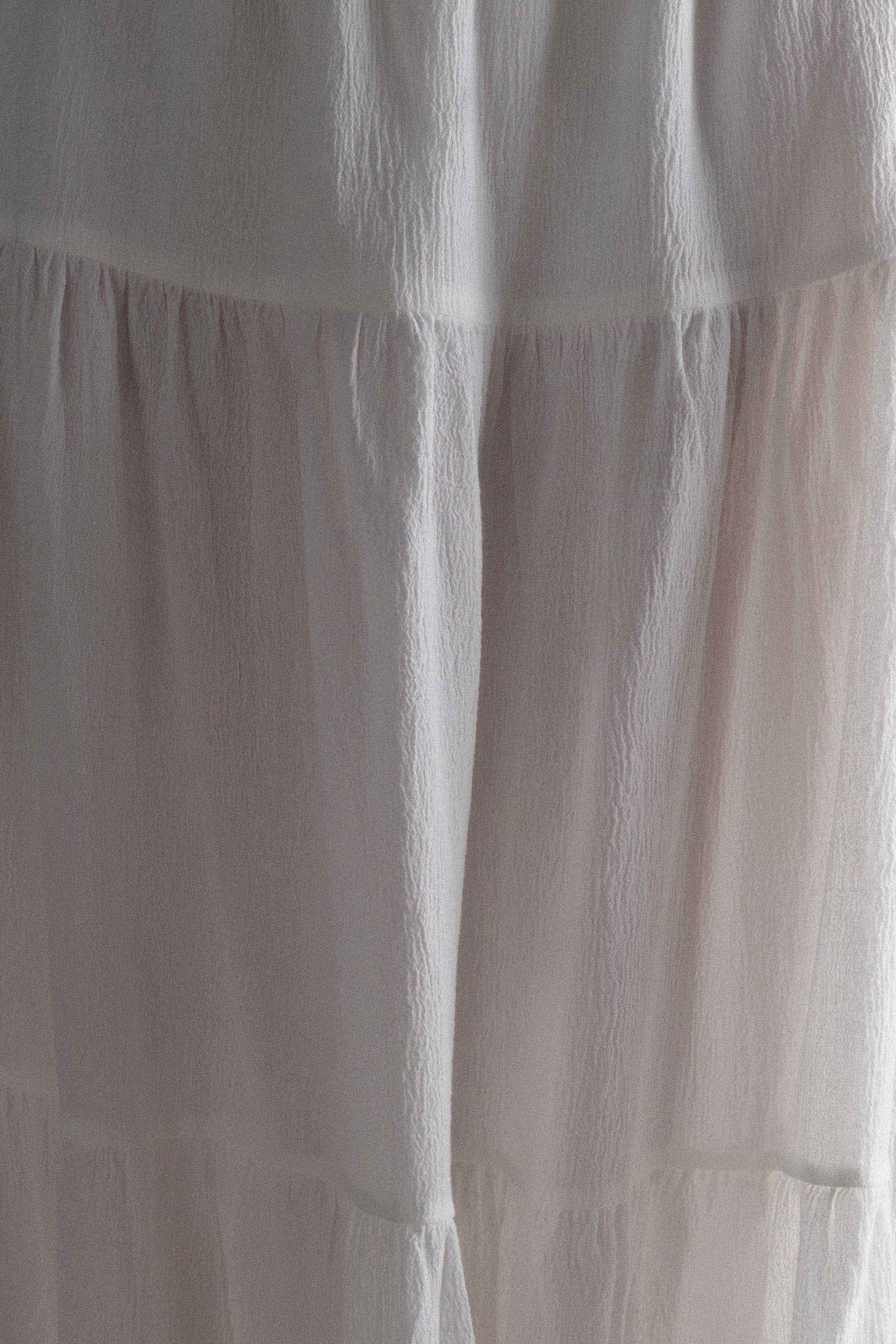 Jacinda Cotton Maxi Skirt - White - Image 5