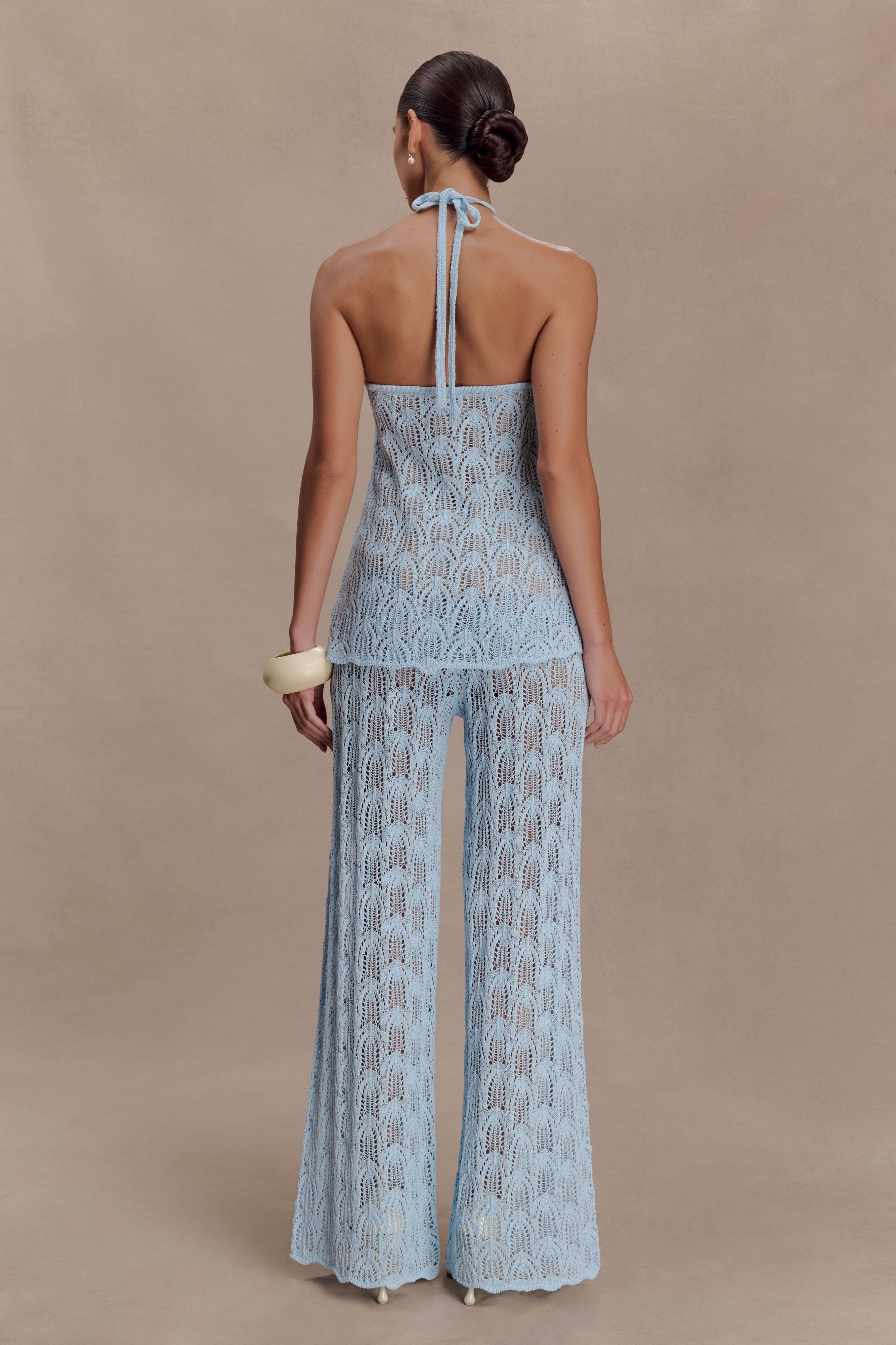 Alternative view of Glinda Crochet Pants - Light Blue