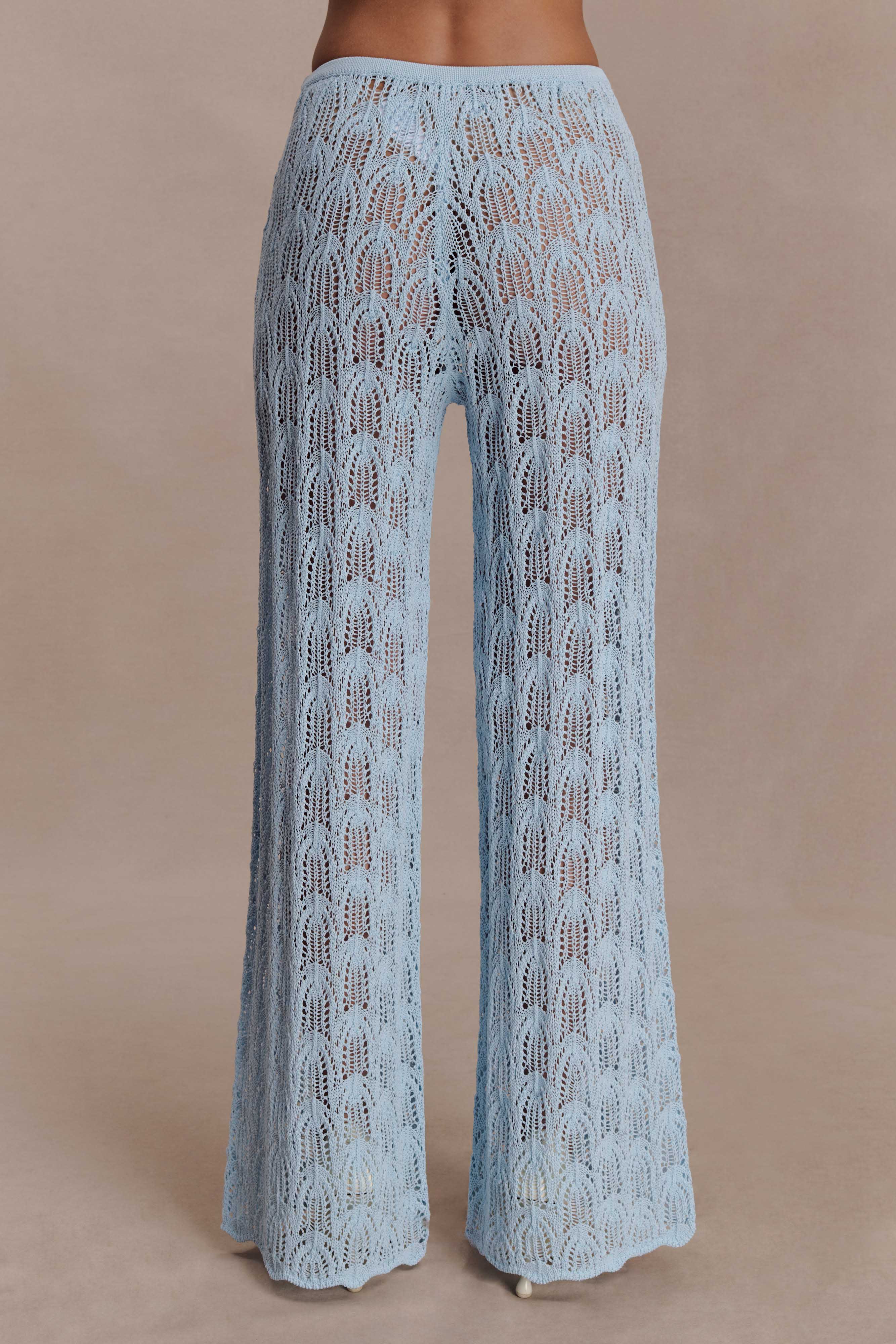 Glinda Crochet Pants - Light Blue - Image 5