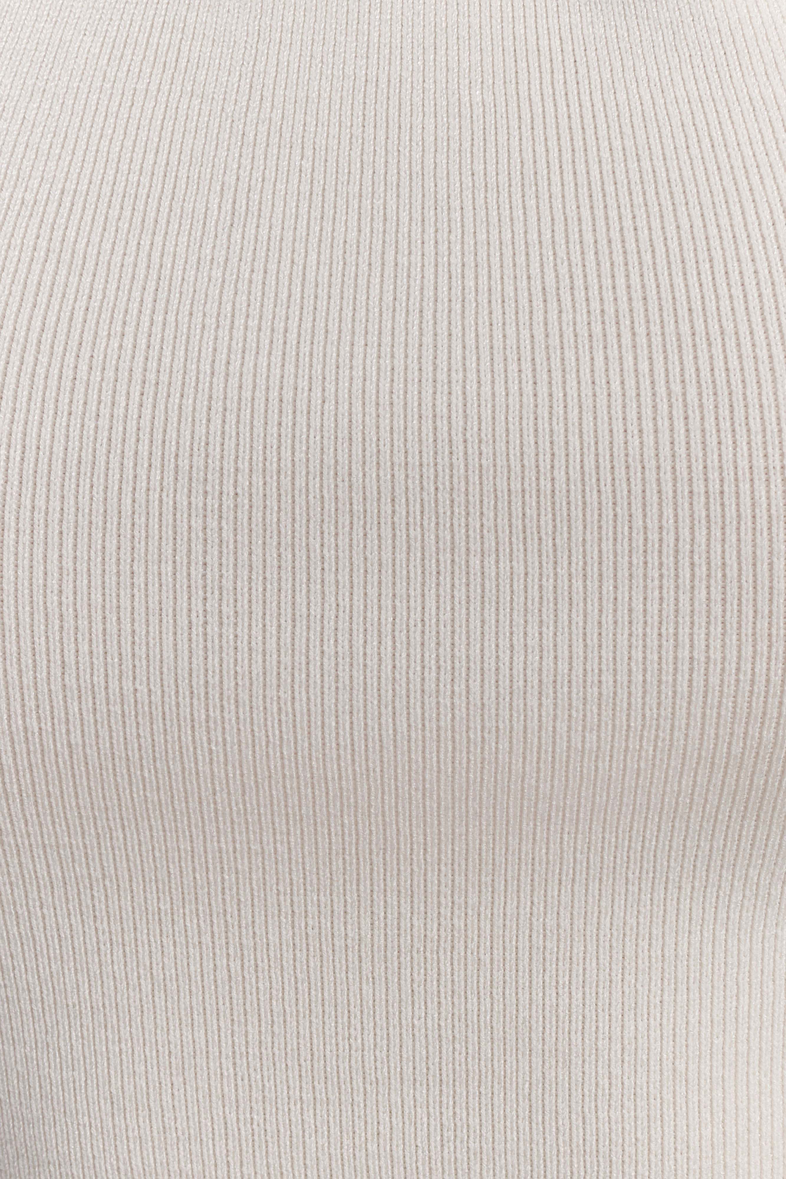 Angelika Twist Front Knit Top - Ivory - Image 6
