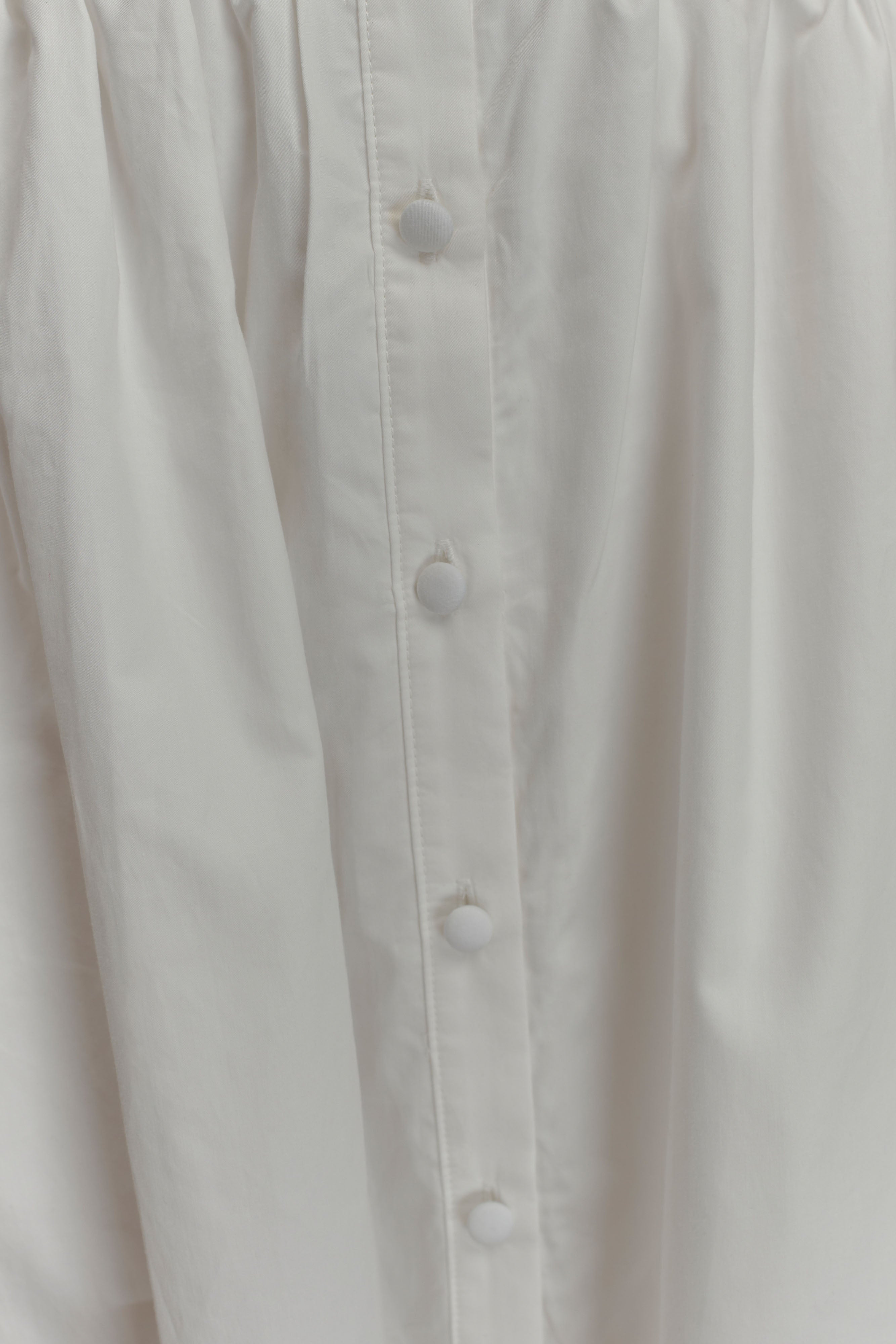 Cindy Collared Midi Dress - White - Image 8