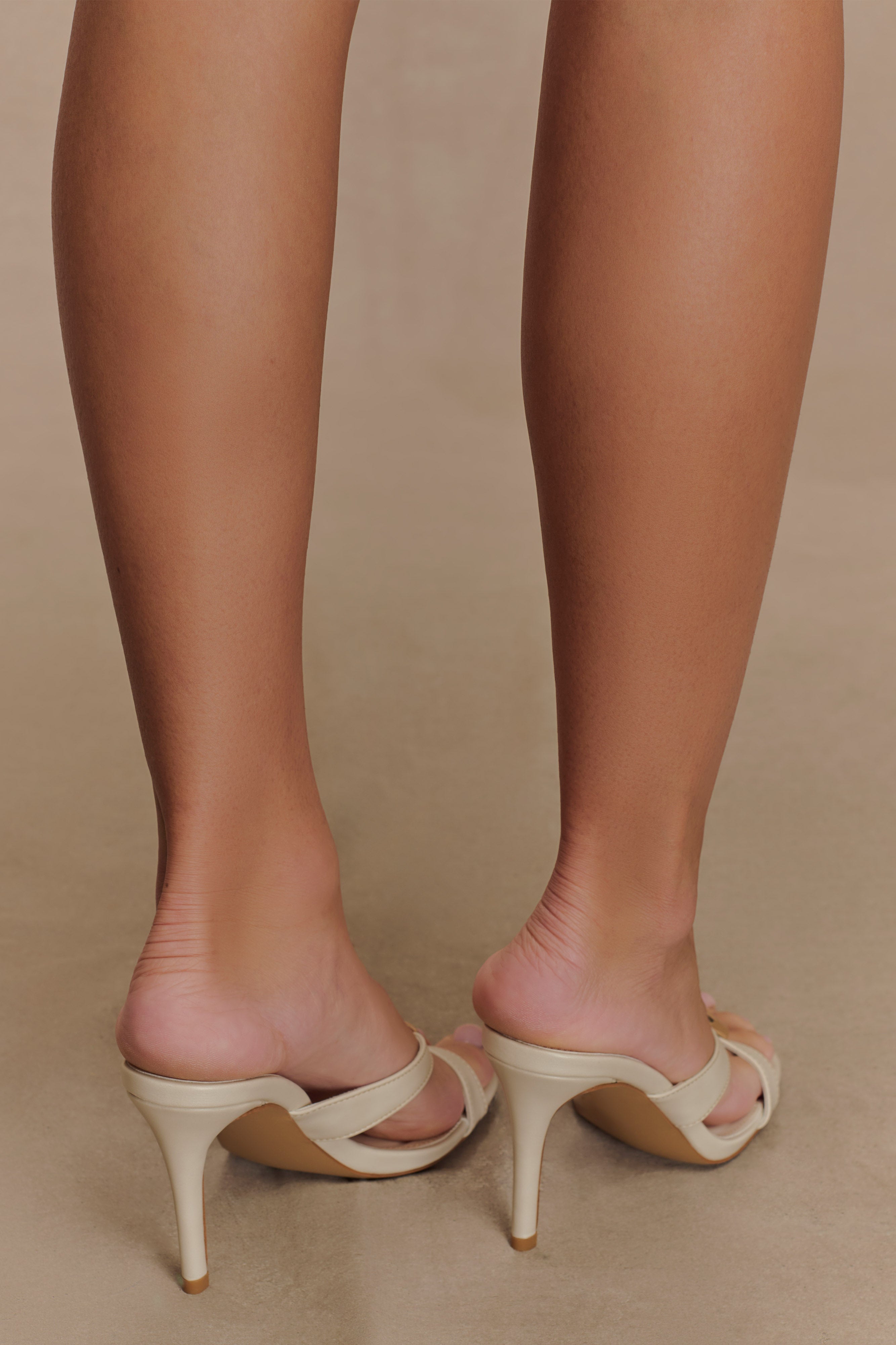 Jodie High Heel With Hardware - Ivory - Image 3