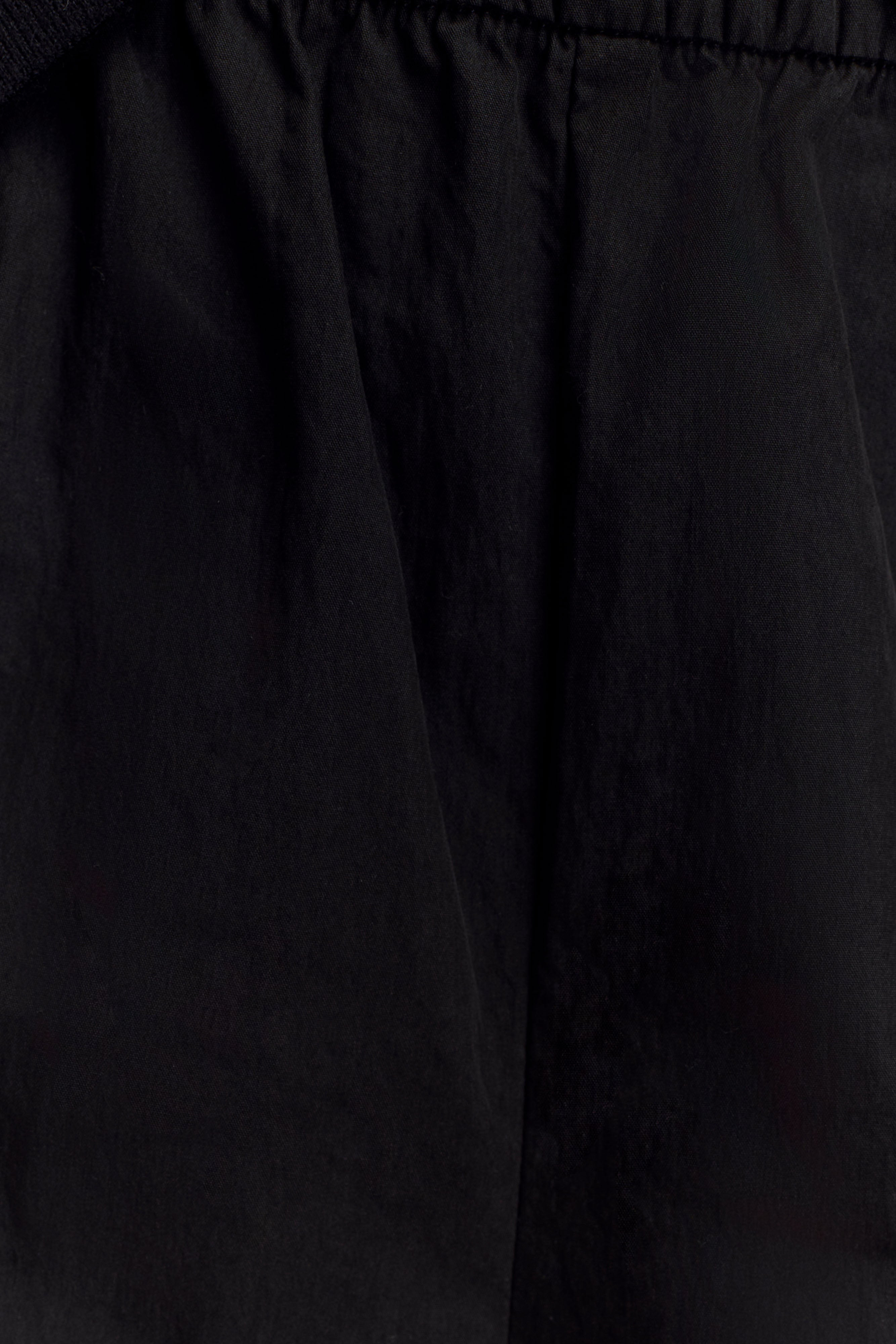 Campbell Cotton Wide Leg Pants - Black - Image 7