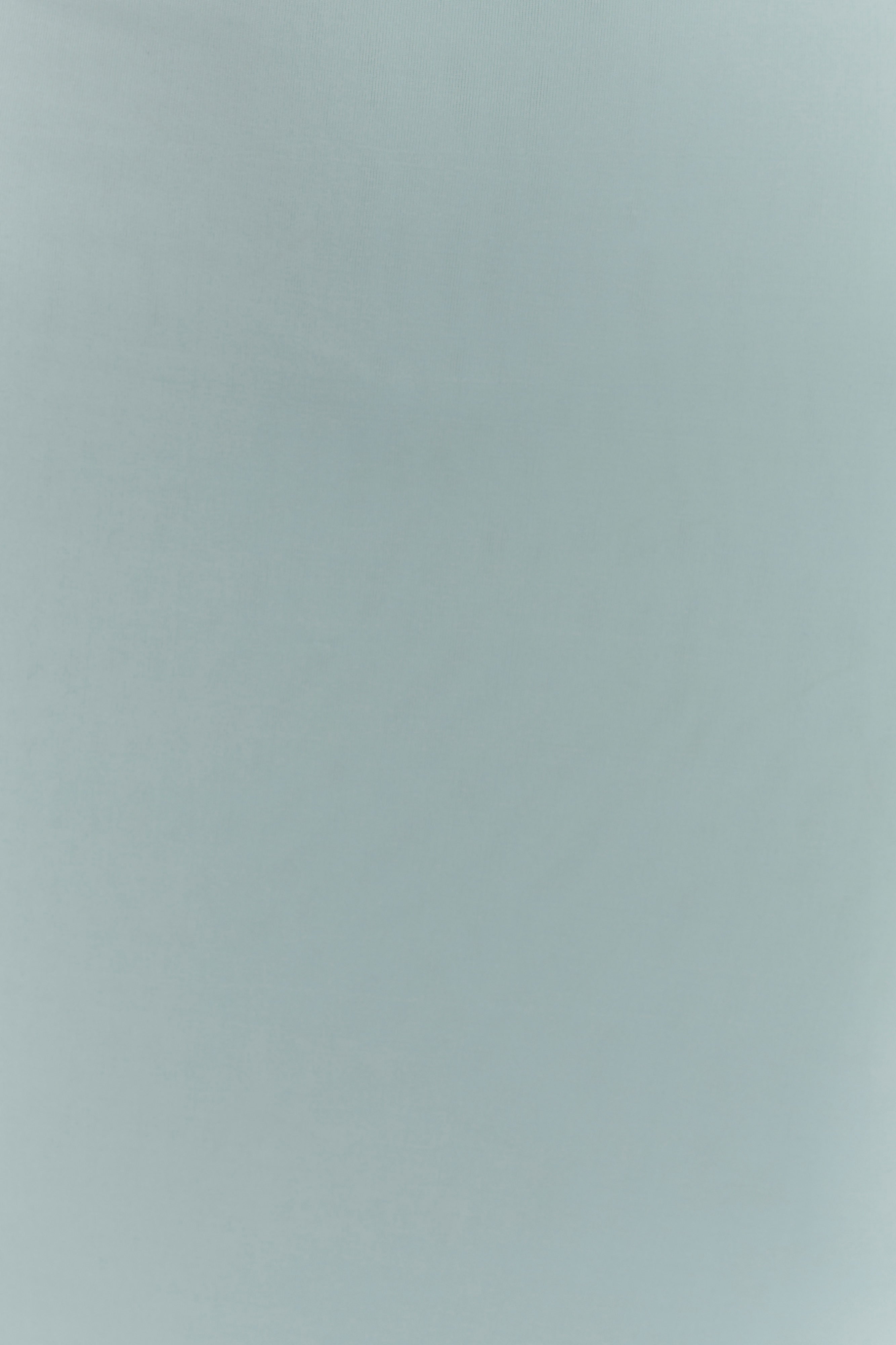 Aurora Slinky And Mesh Split Maxi Dress - Lagoon - Image 3