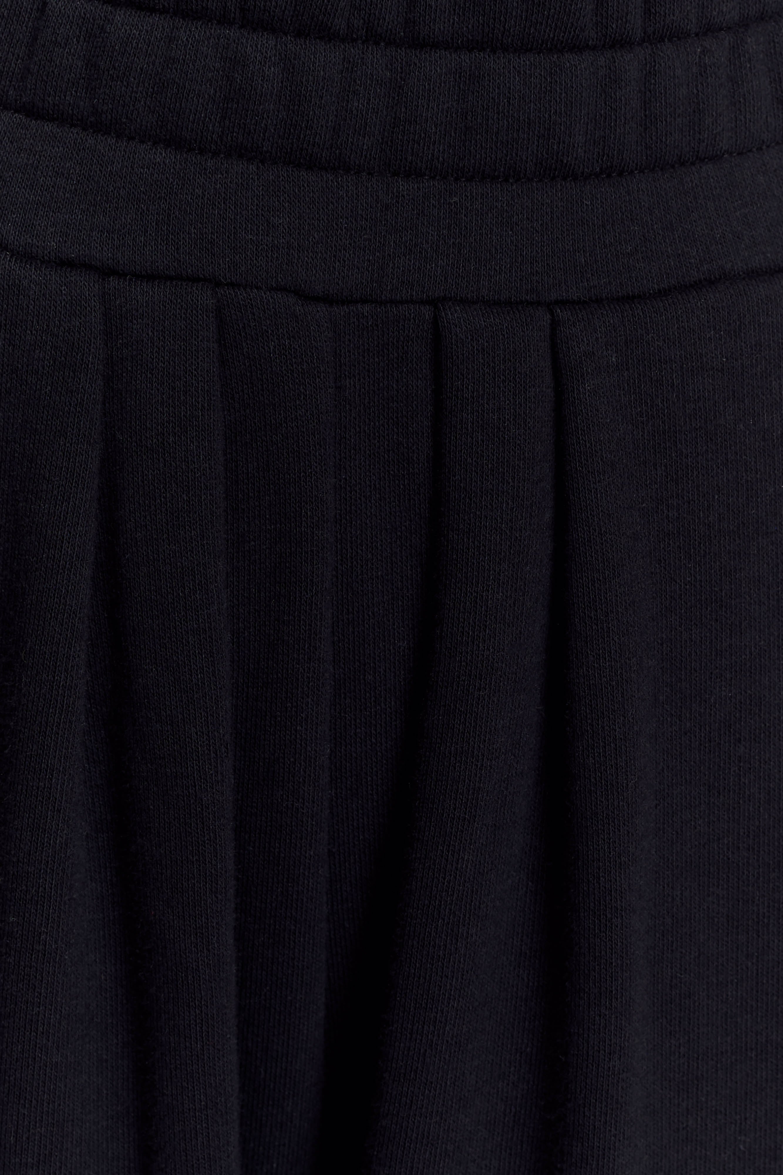 Aspen Gathered Wide Leg Jogger - Black - Image 5