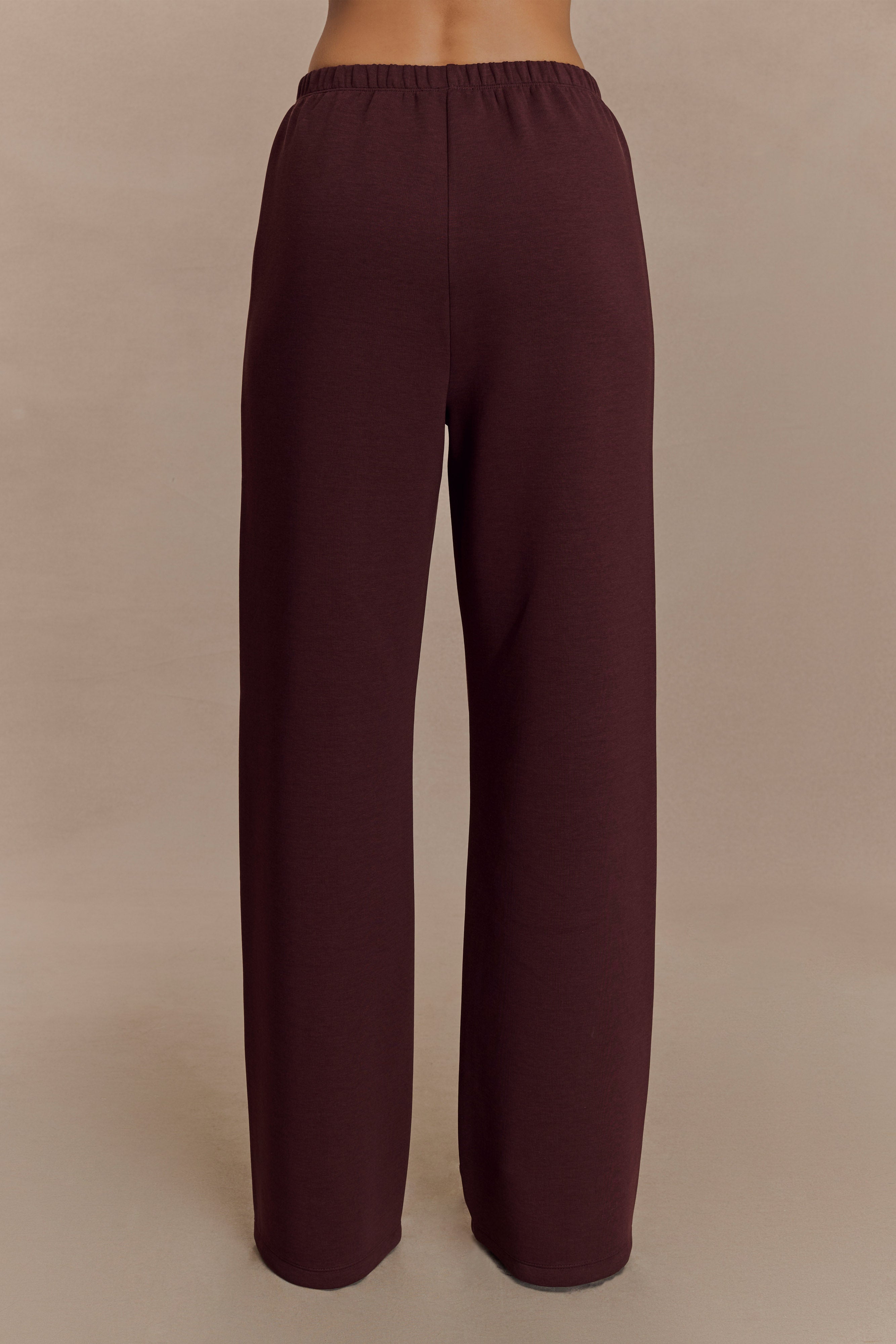 Alternative view of August Straight Leg Jogger - Chocolate