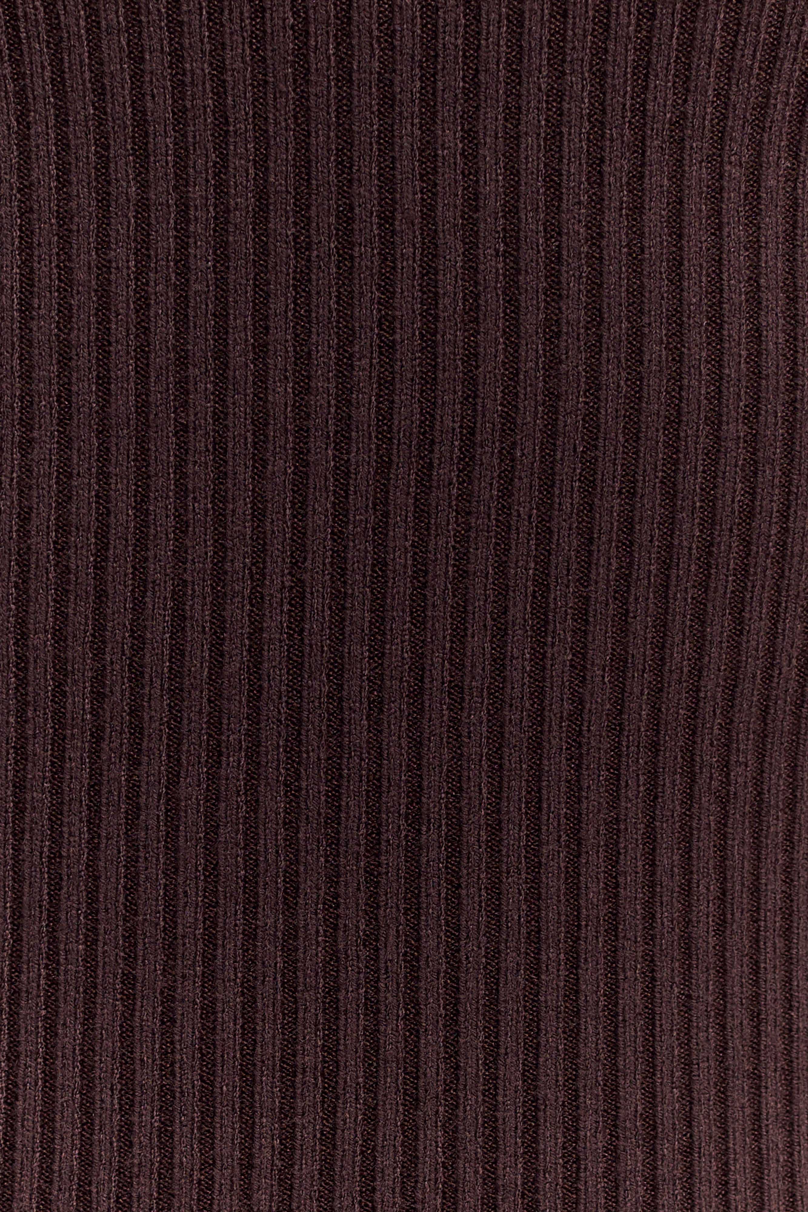 Natalya Ribbed Knit Cami Top - Dark Chocolate - Image 7