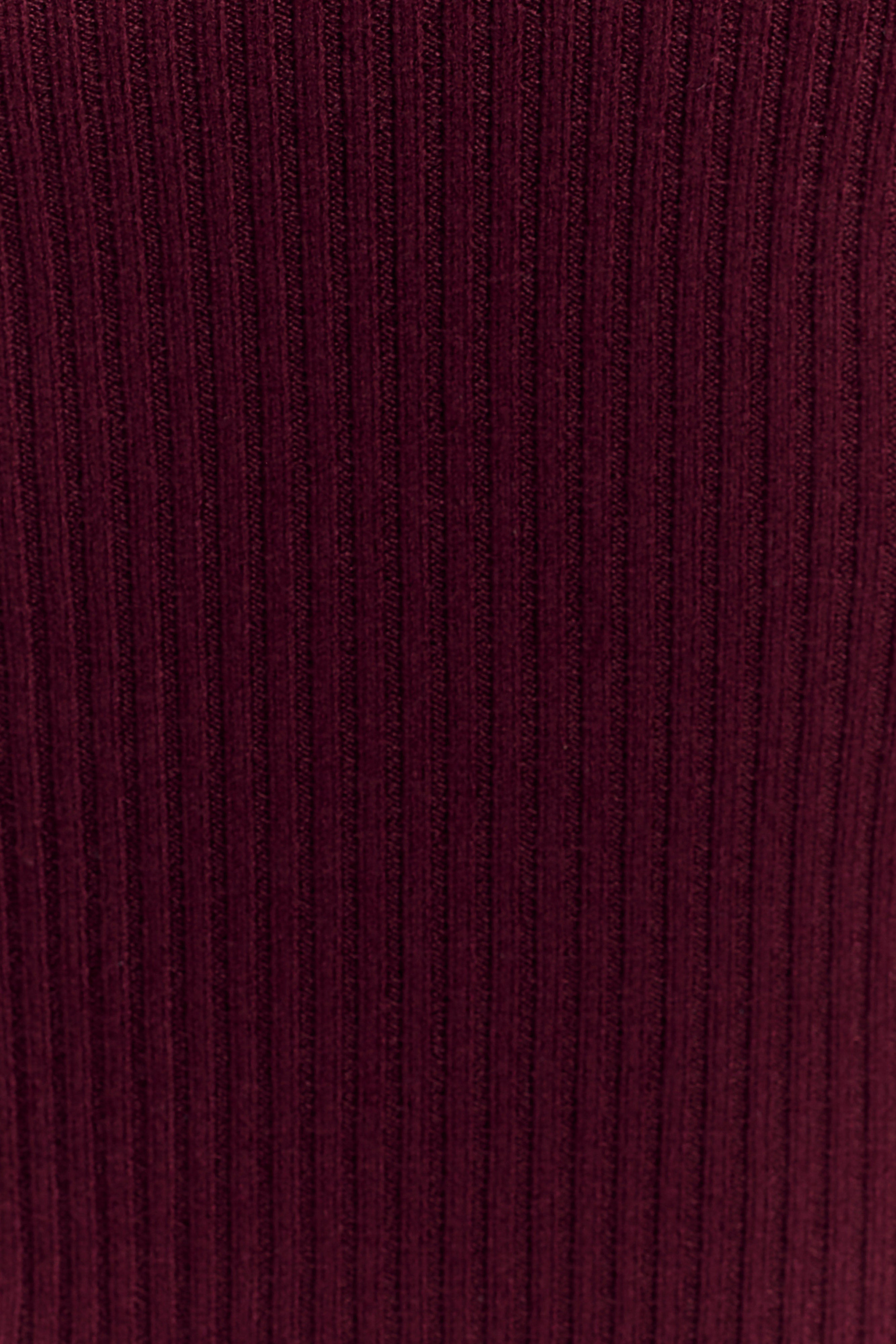 Natalya Ribbed Knit Cami Top - Merlot - Image 5