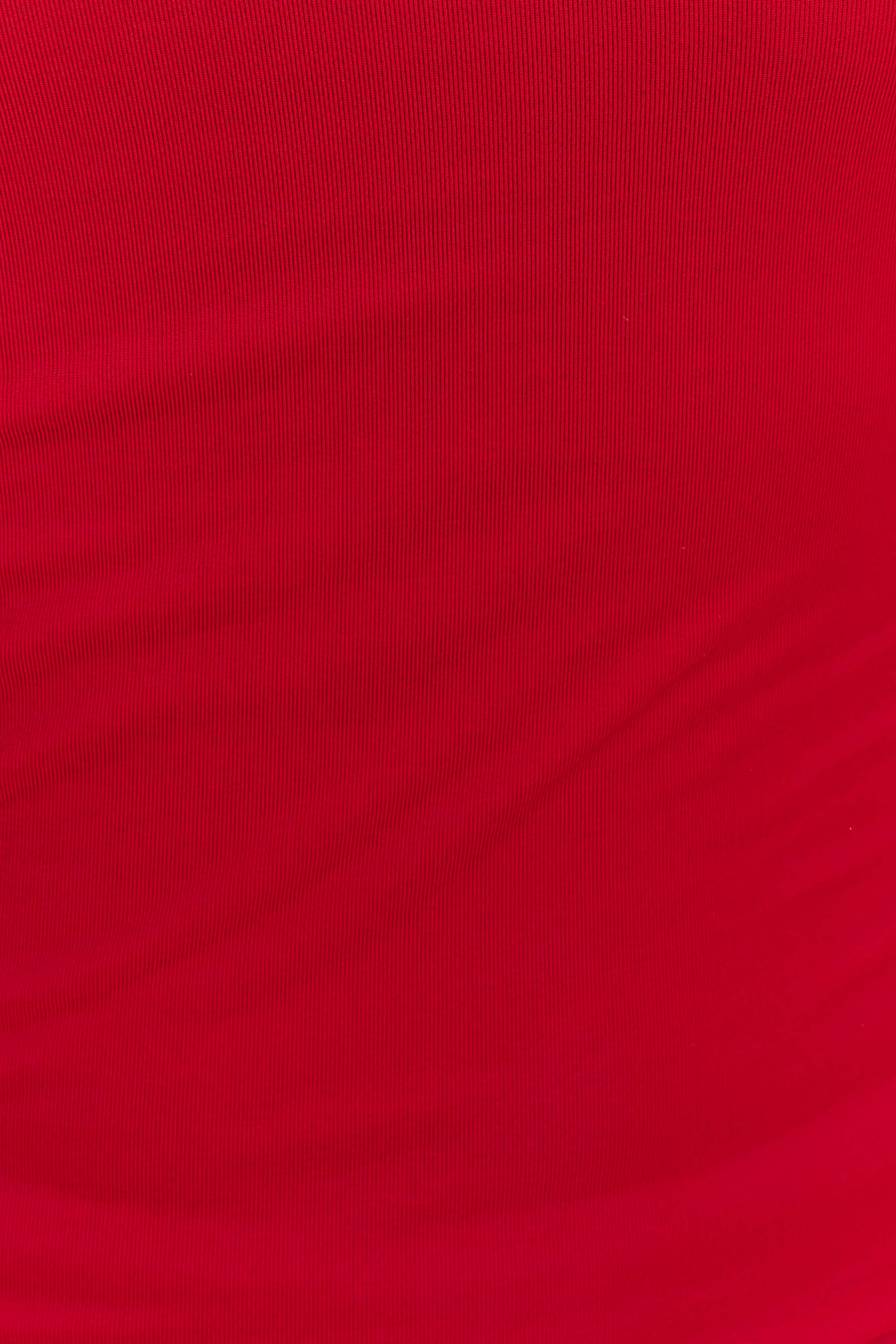 Bruna Slinky Fishtail Maxi Skirt - Red - Image 5