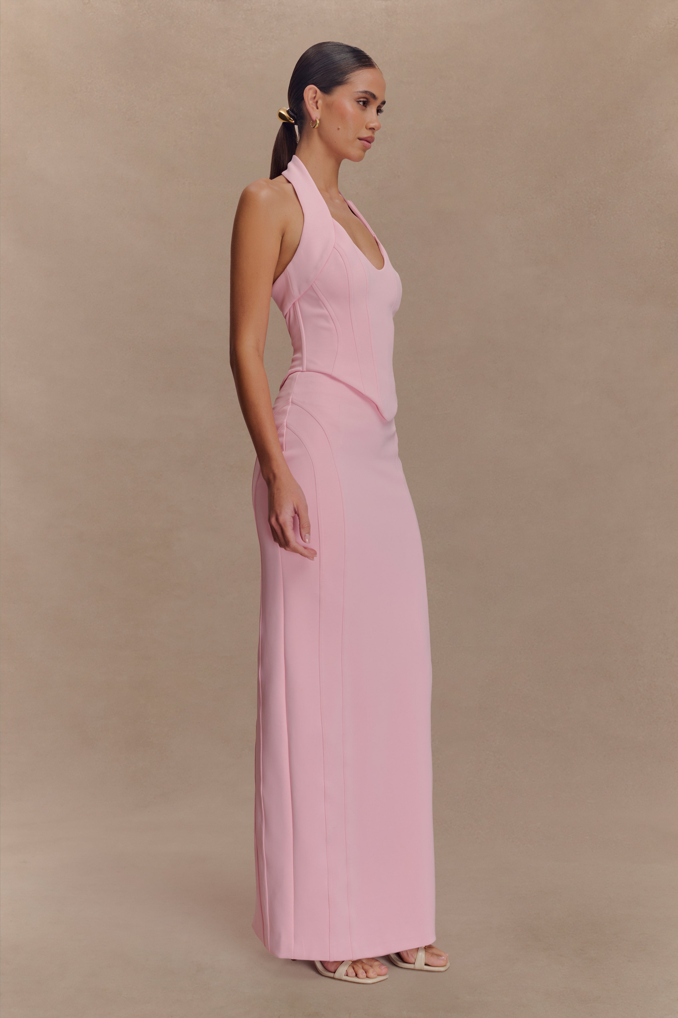 Meadow Corset Halter Top - Candy Pink - Image 6