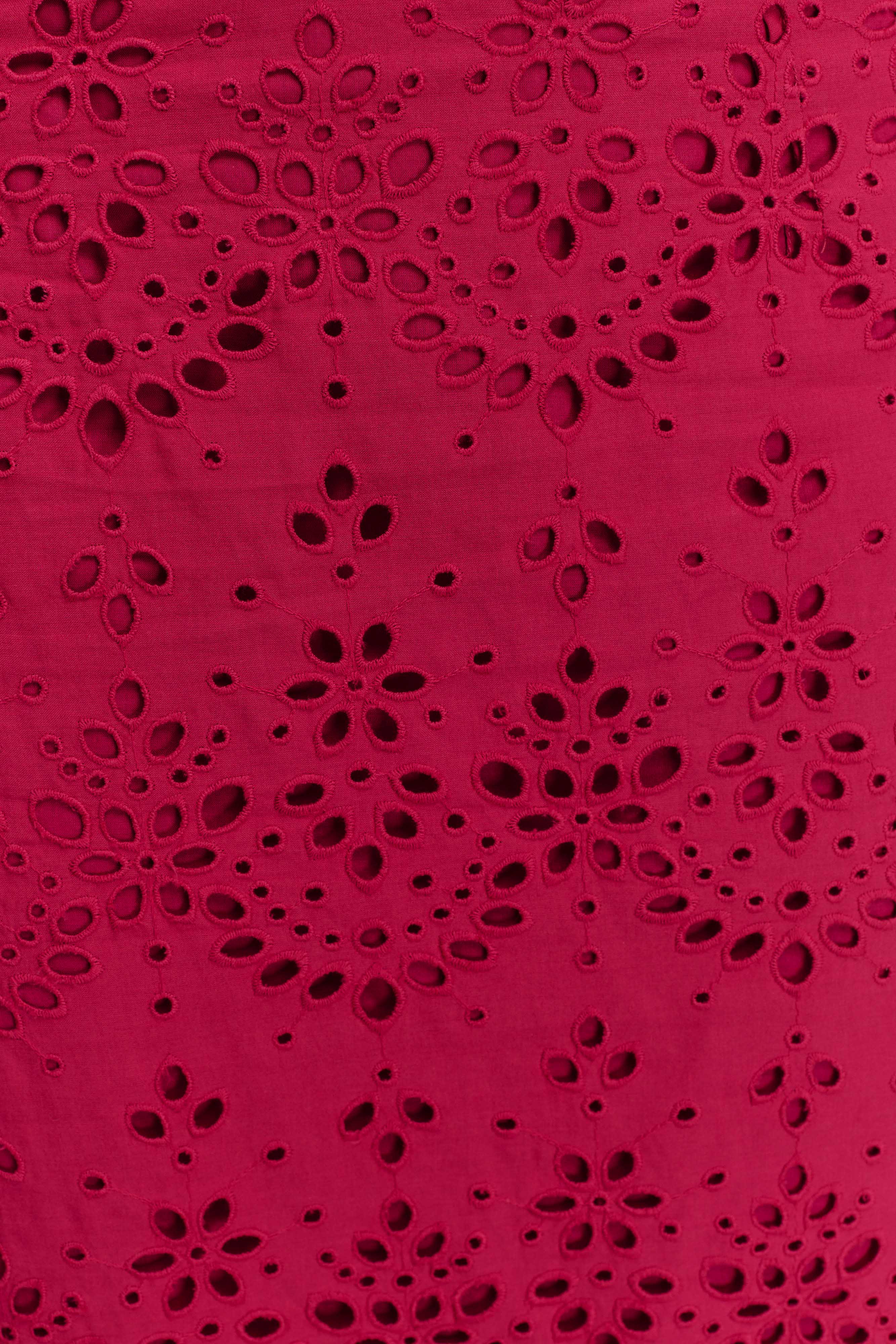 Kensley Broderie Midi Skirt - Dragonfruit - Image 7
