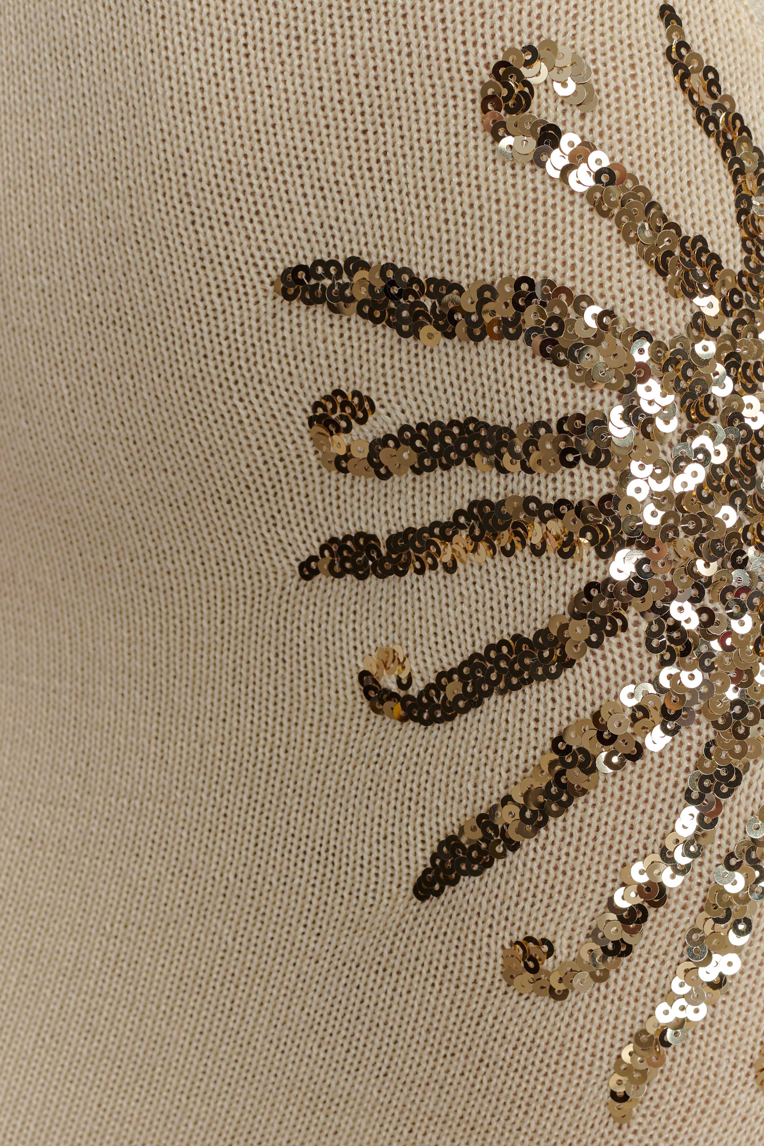 Ellington Knit Maxi Dress With Sequin - Ivory - Image 8