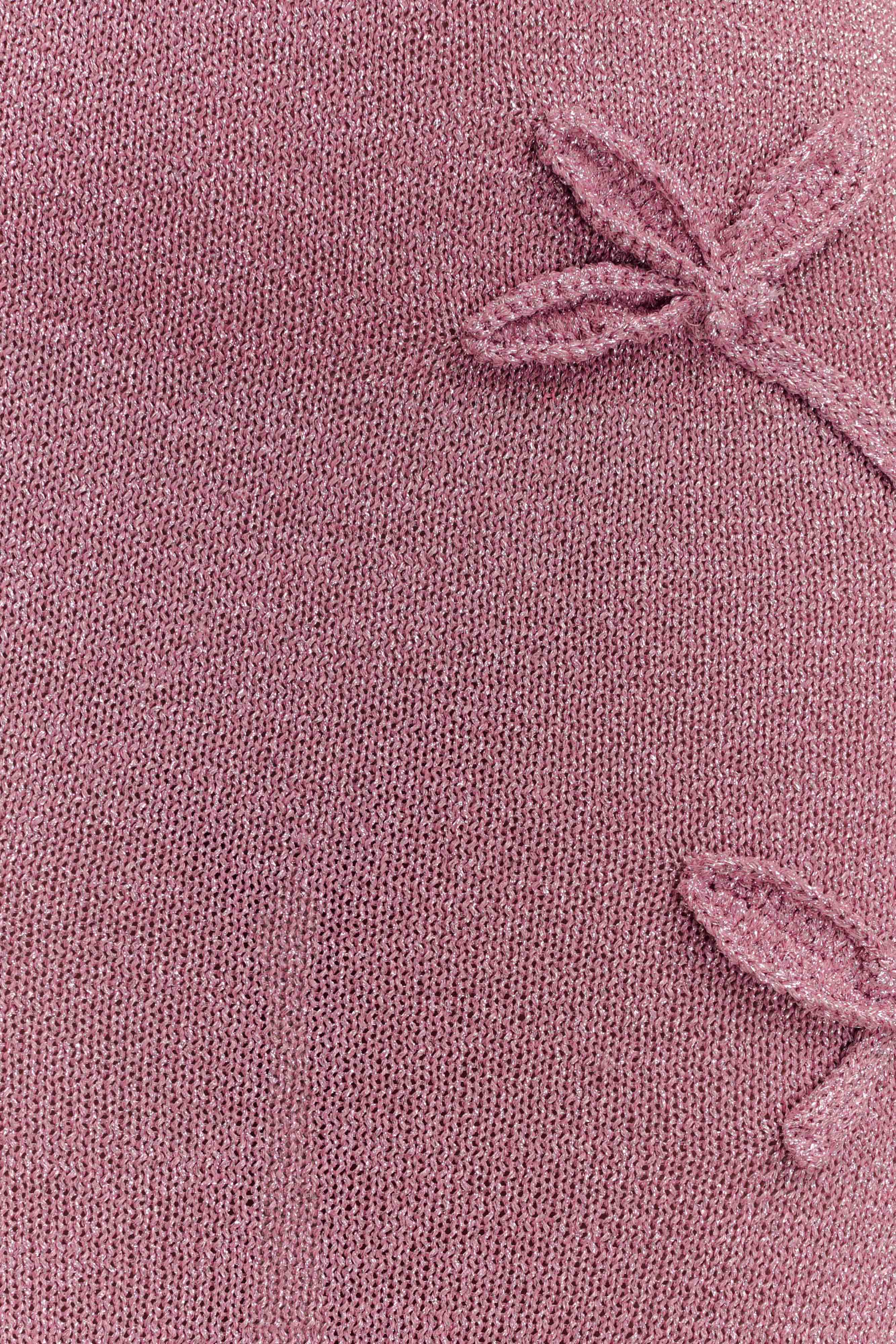 Celestino Floral Metallic Knit Maxi Dress - Pink - Image 6
