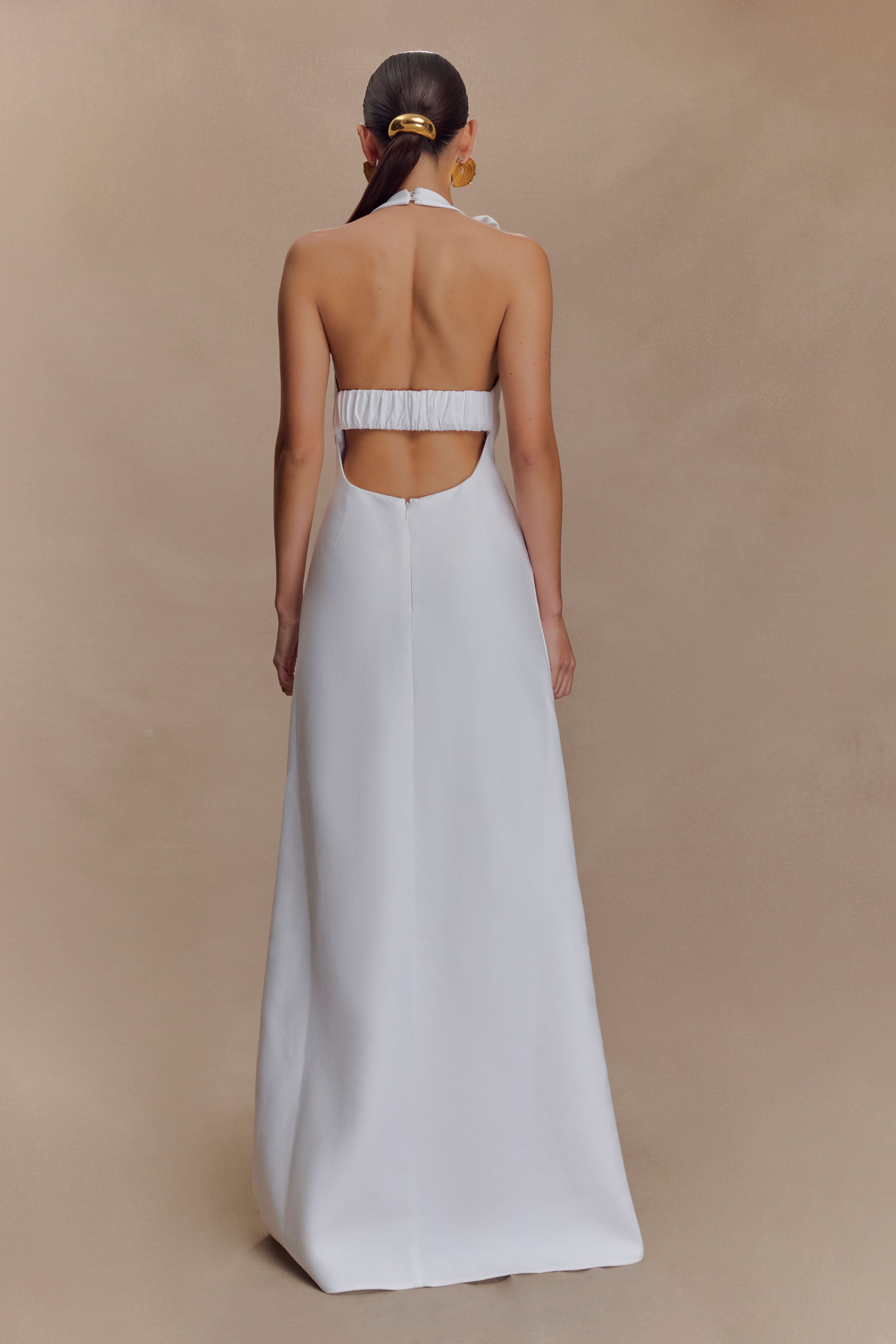 Alternative view of Carolyn Linen Bubble Maxi Dress - White