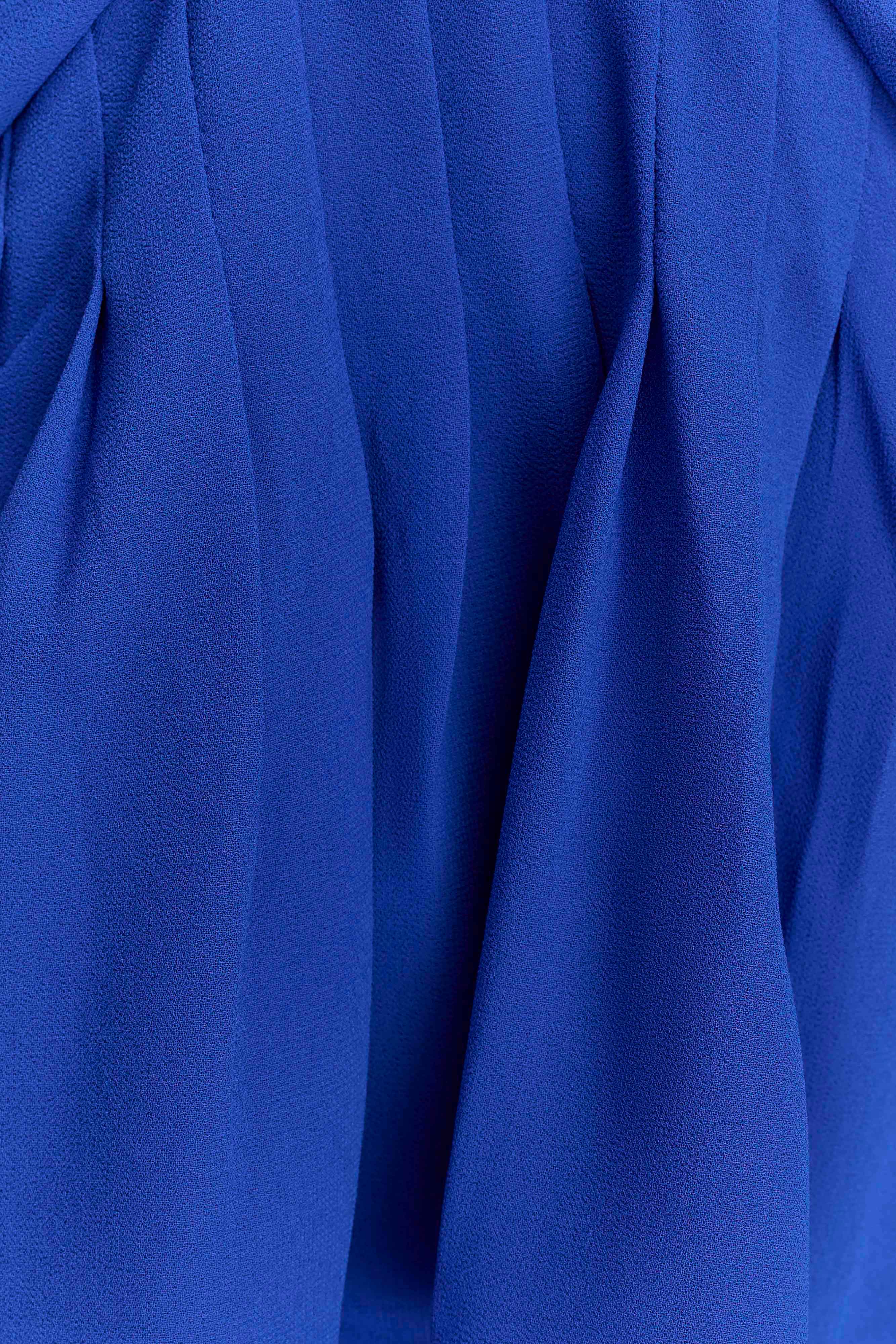 Korra Chiffon Halter Top - Cobalt Blue - Image 5