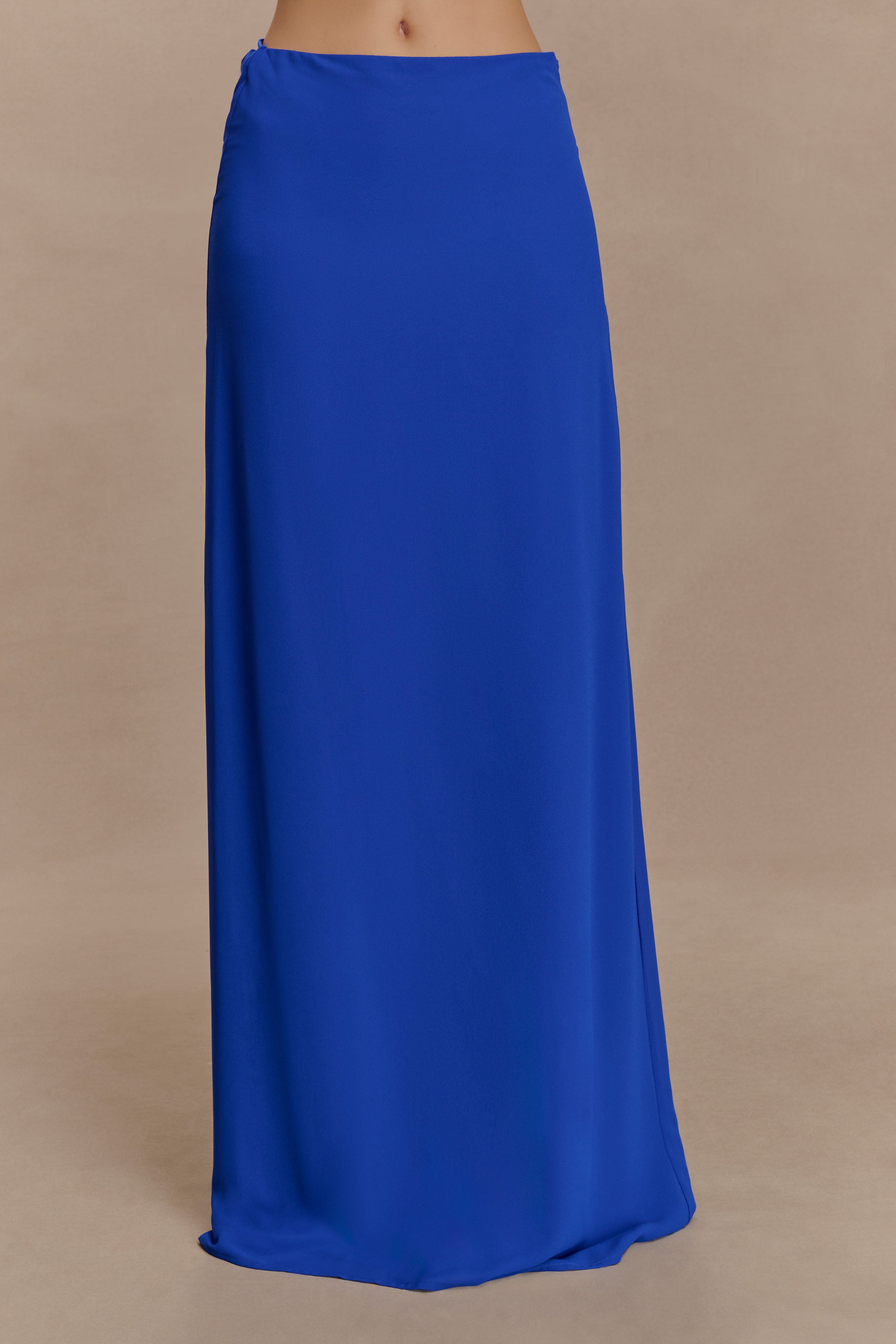 Alternative view of Katalina Chiffon Maxi Skirt - Cobalt Blue