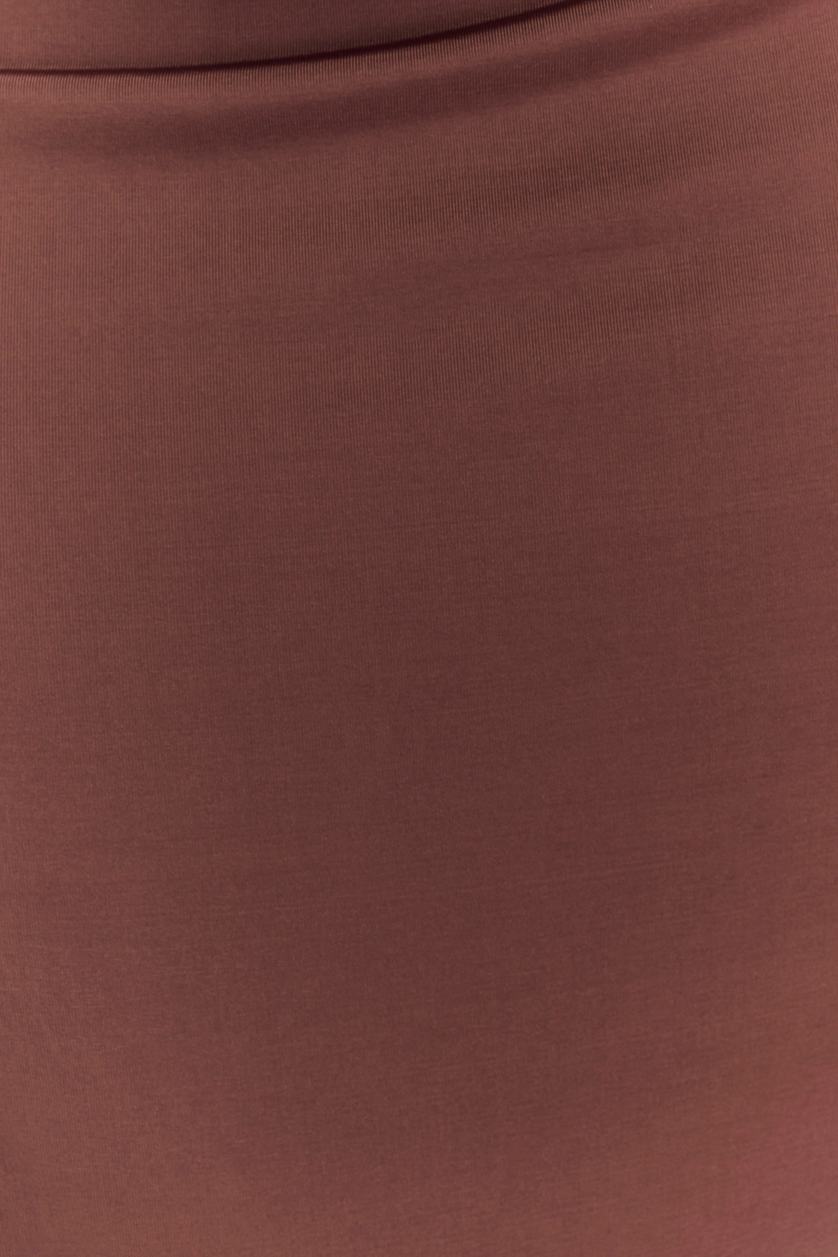 Madison Strapless Slinky Maxi Dress - Chocolate - Image 4