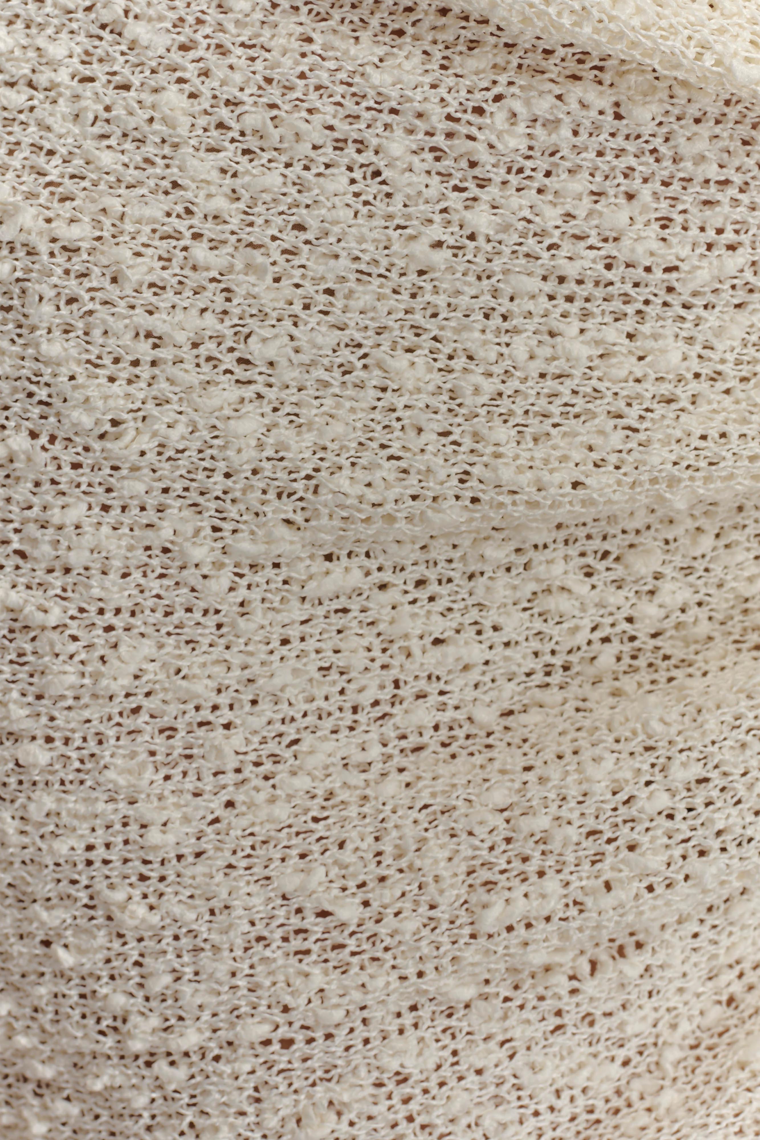 Sammy Boucle Knit Cover Up - Ivory - Image 5