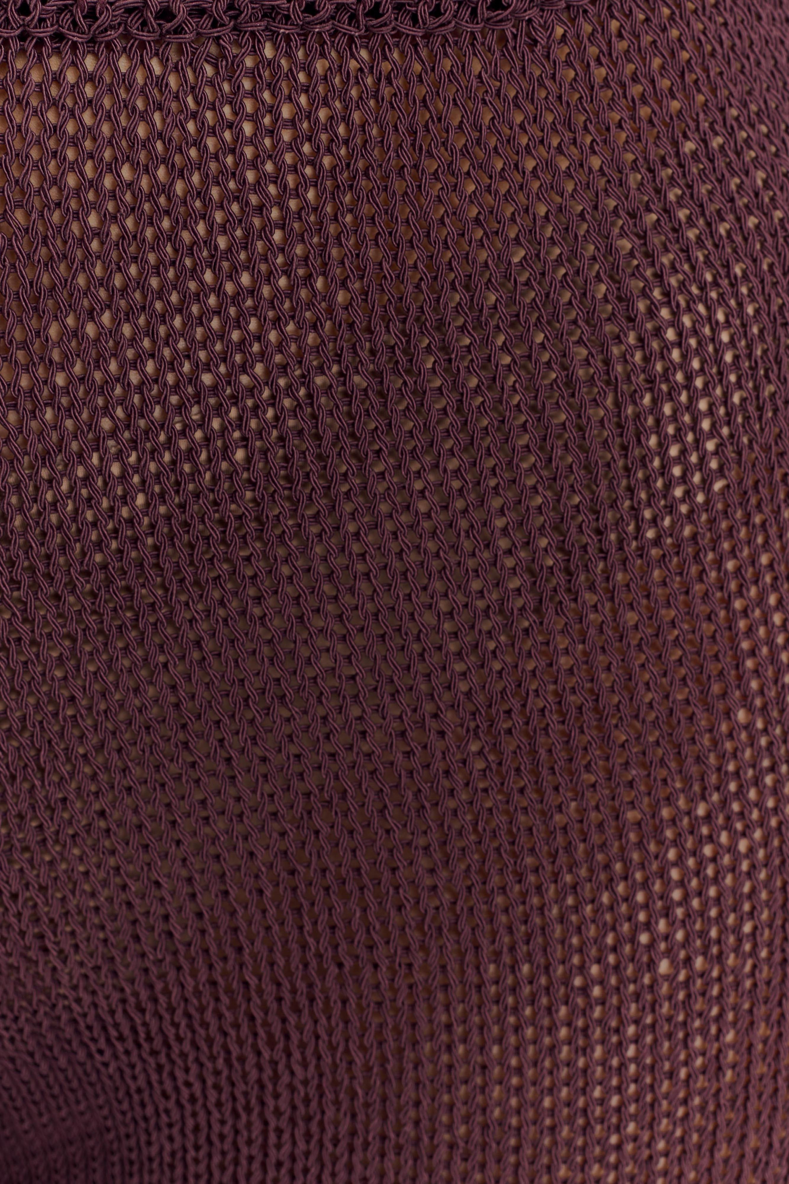 Malani Knit Top With Hardware - Chocolate - Image 5
