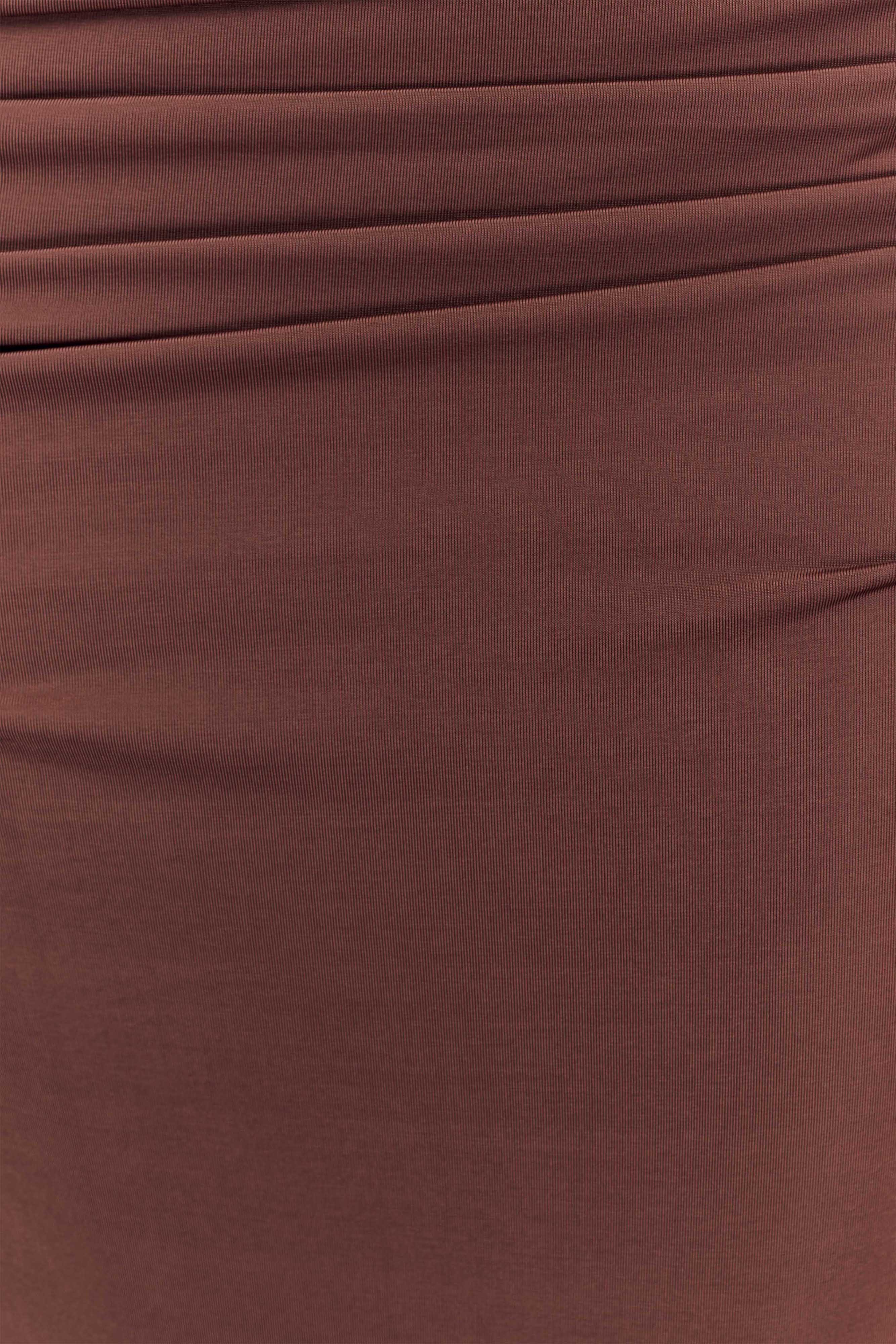 Oliver Slinky Maxi Dress - Chocolate - Image 4