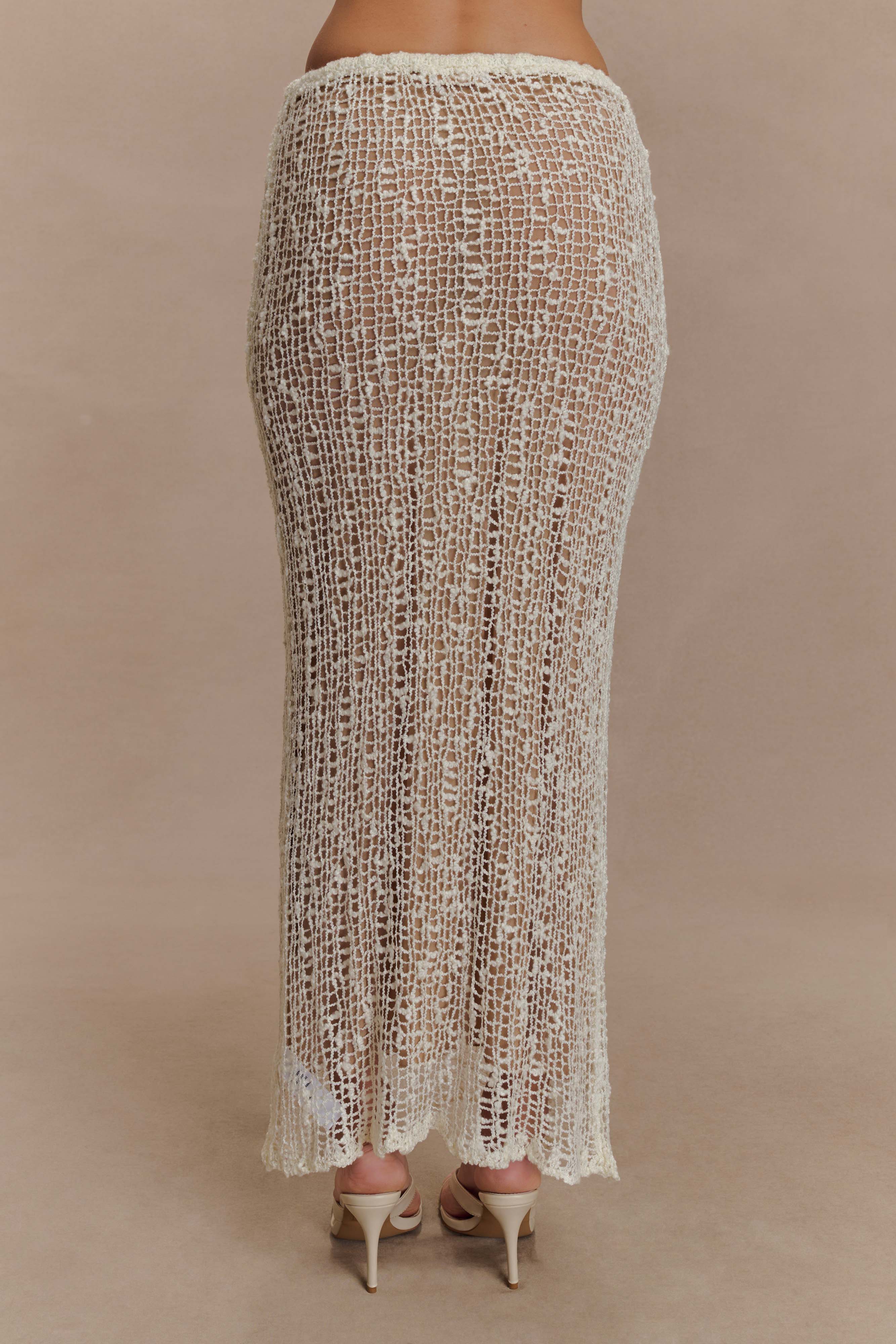 Alternative view of Cordelia Knit Maxi Skirt - Ivory
