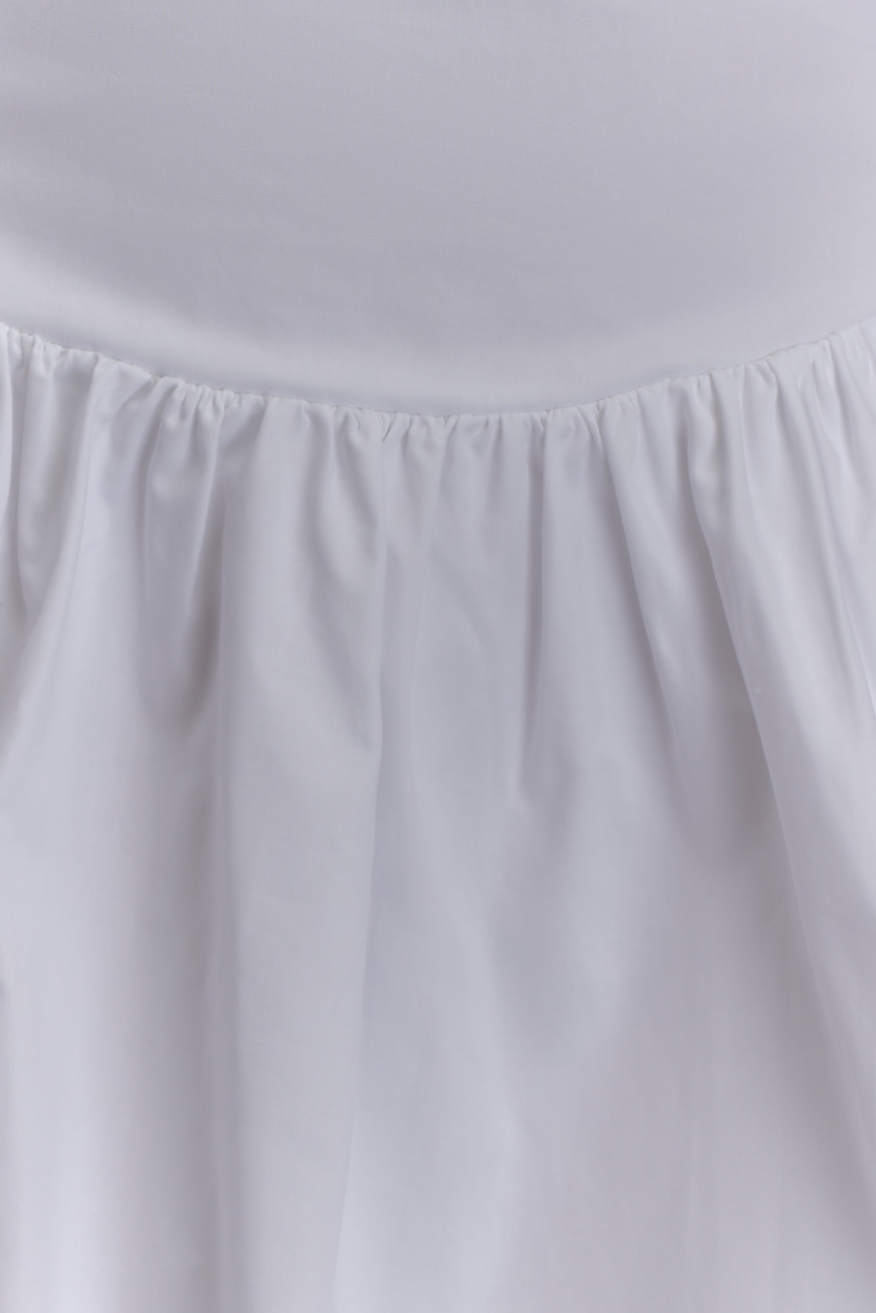 Janis Cotton Frill Mini Dress - White - Image 5