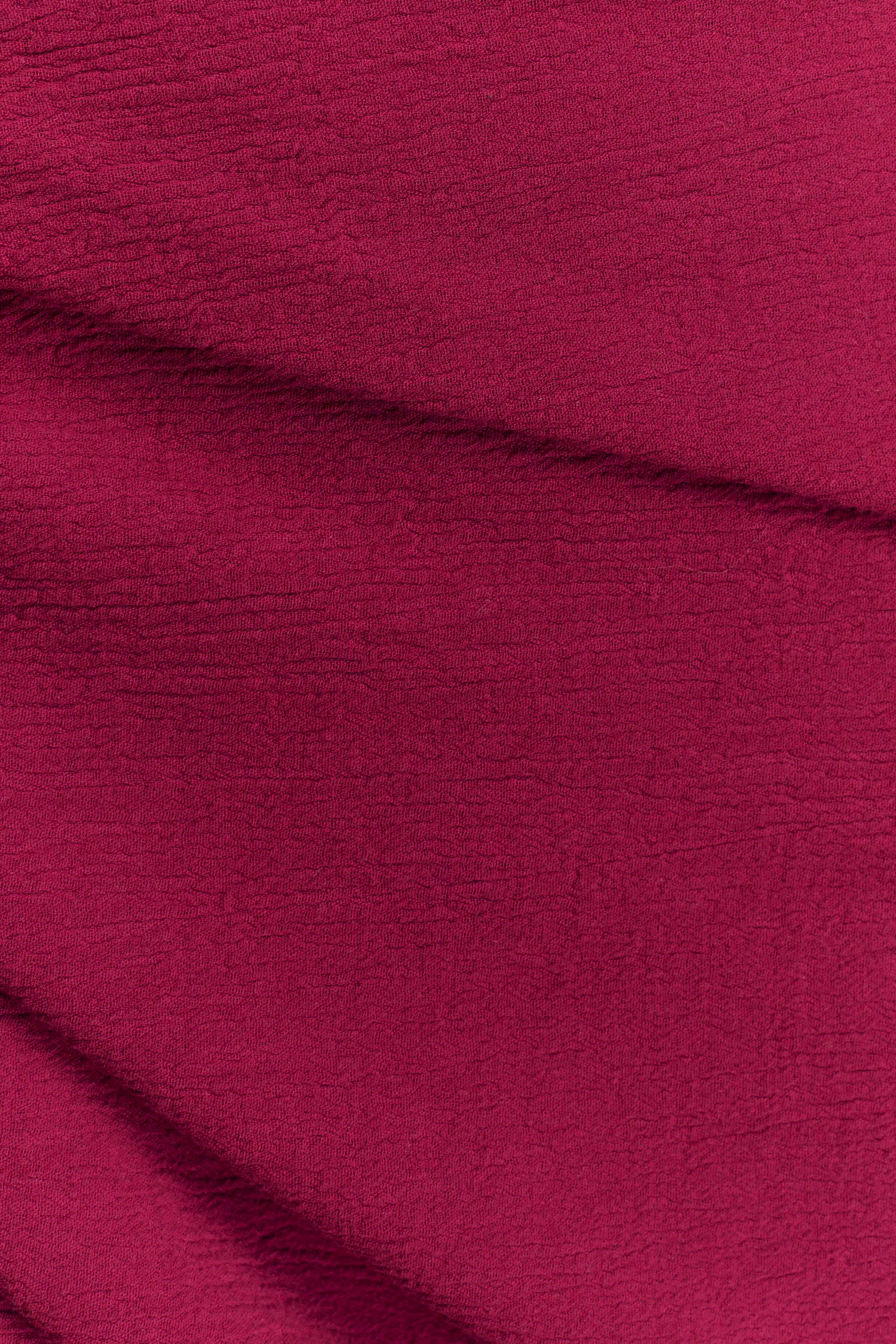 Evie Cotton Sarong - Wine - Image 5