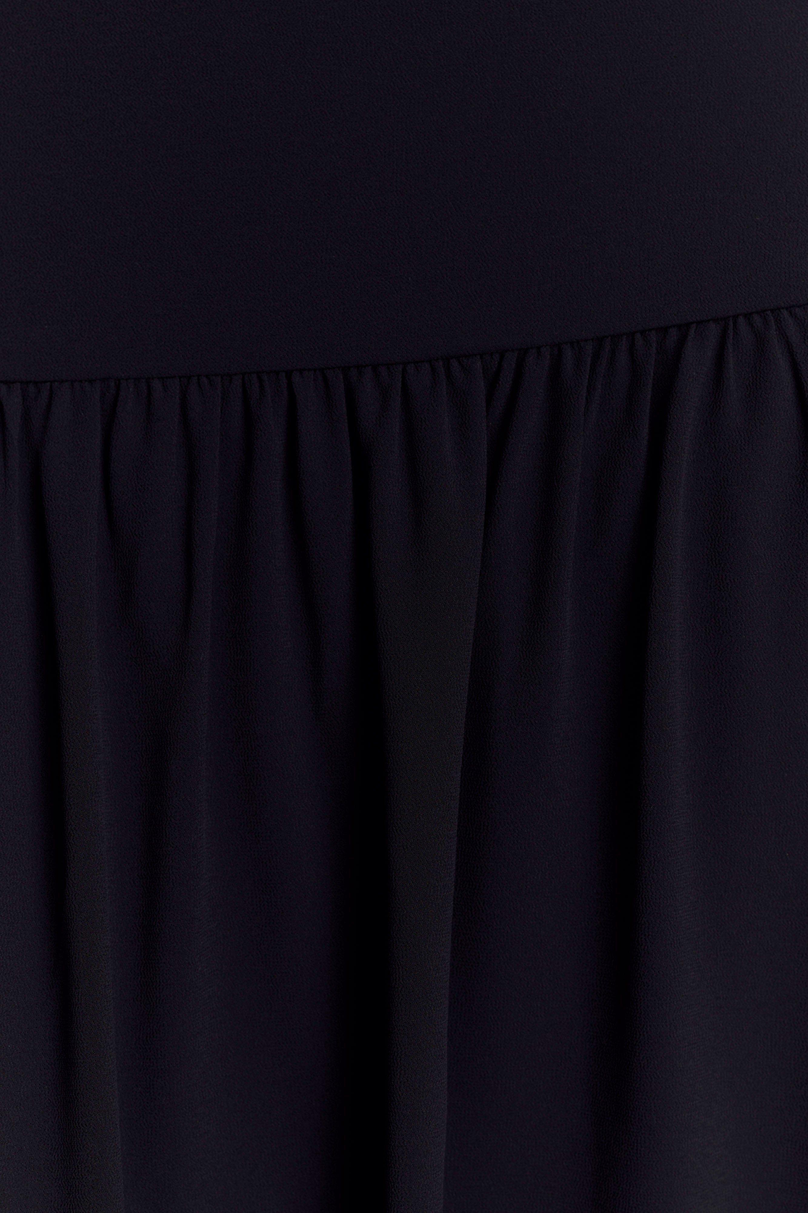 Georgina Chiffon Midi Dress - Black - Image 9