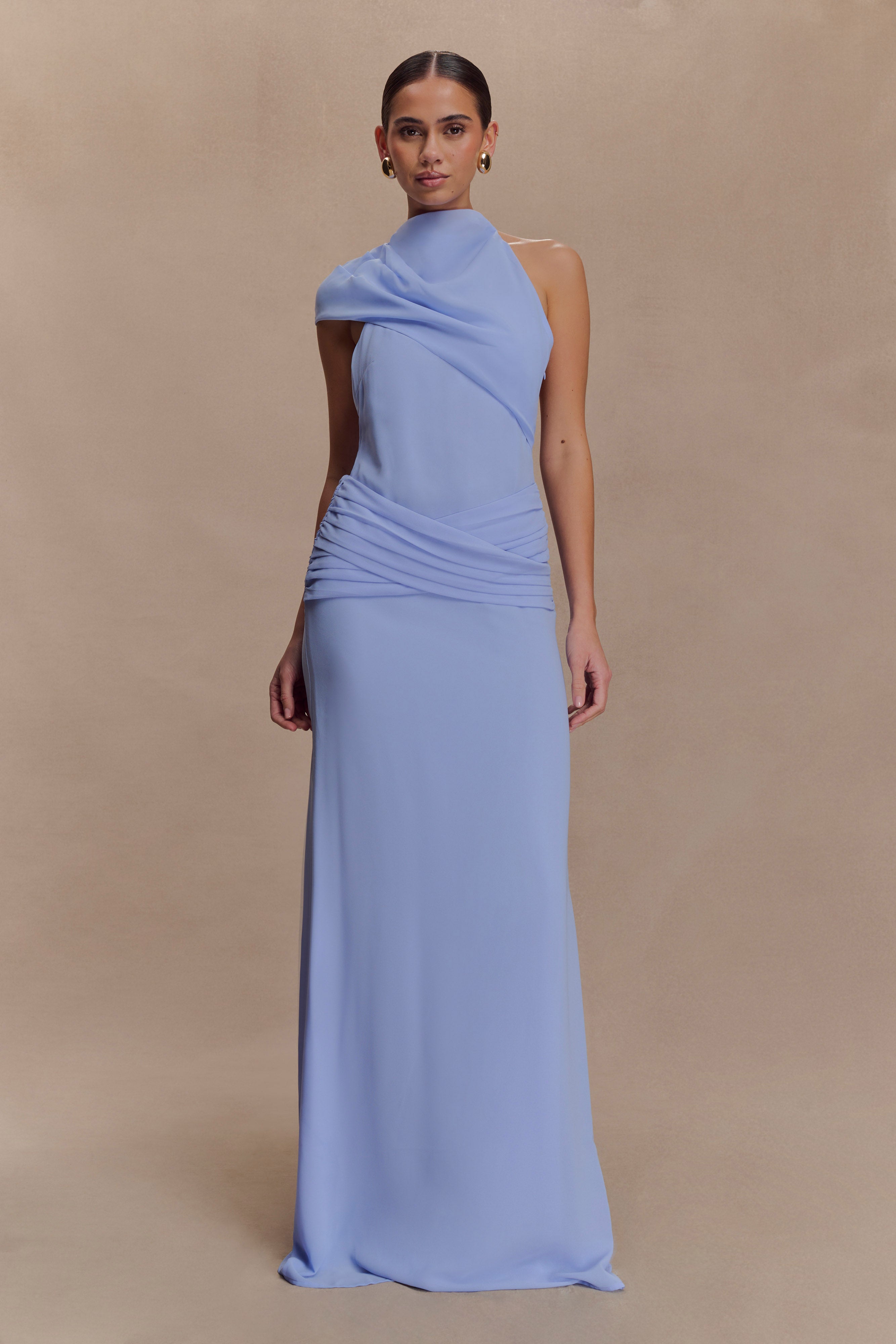 Analia Chiffon Maxi Dress - Lilac - Image 5