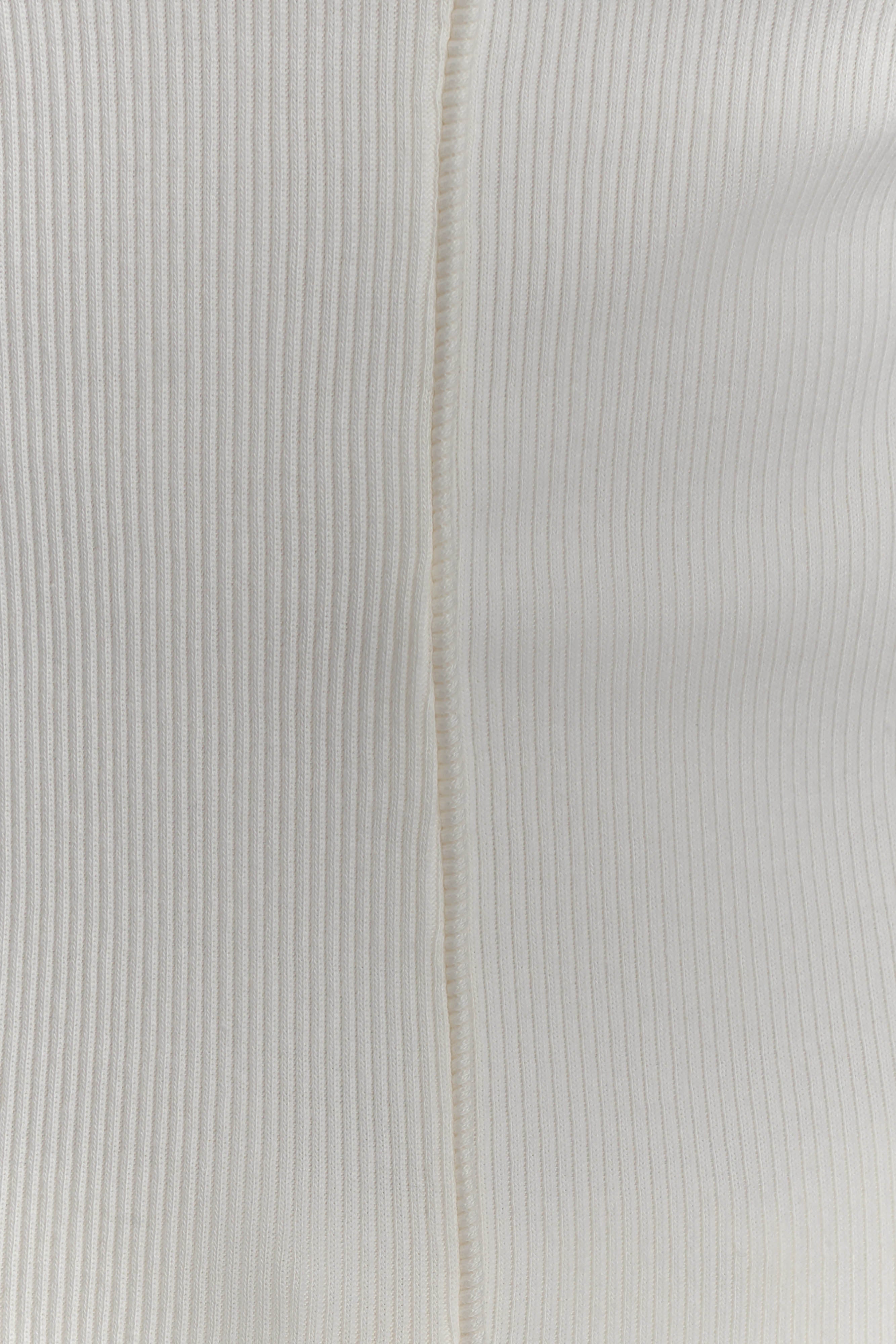 Coraline Panelled Sleeveless Top - White - Image 7