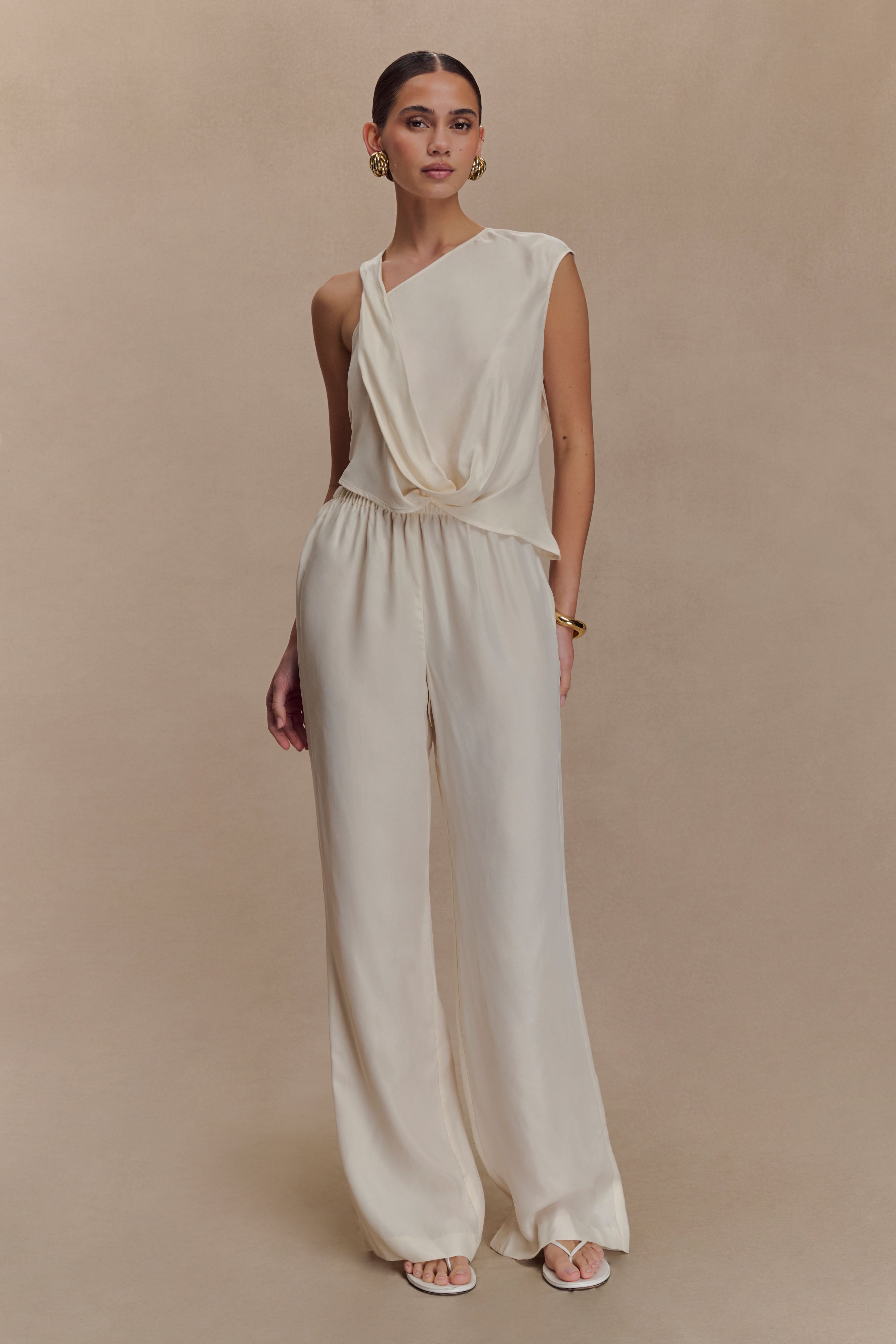 Violeta Asymmetric Top - Ivory - Image 6